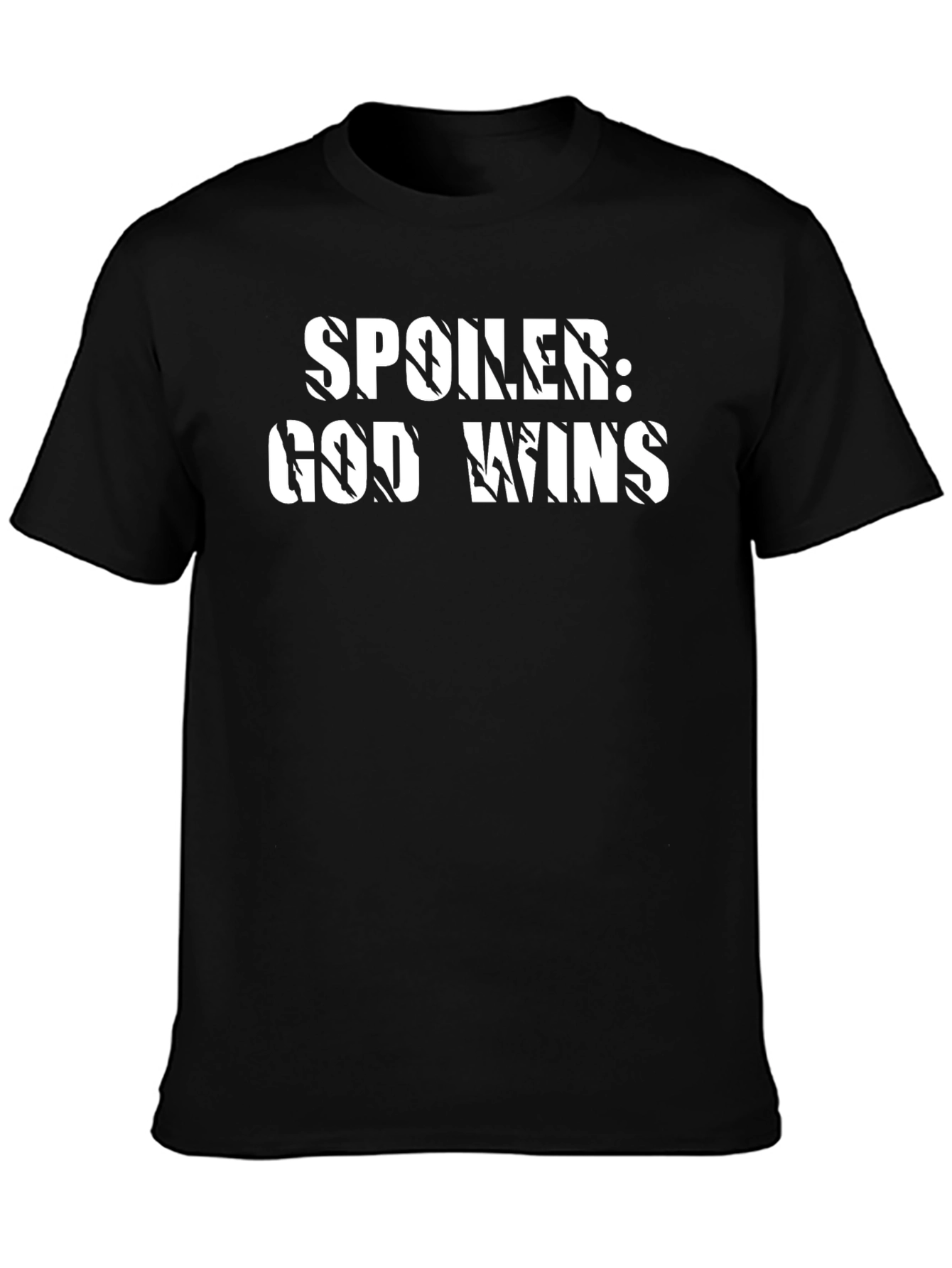 Spoiler God Wins T-Shirt - Christian Faith Tee