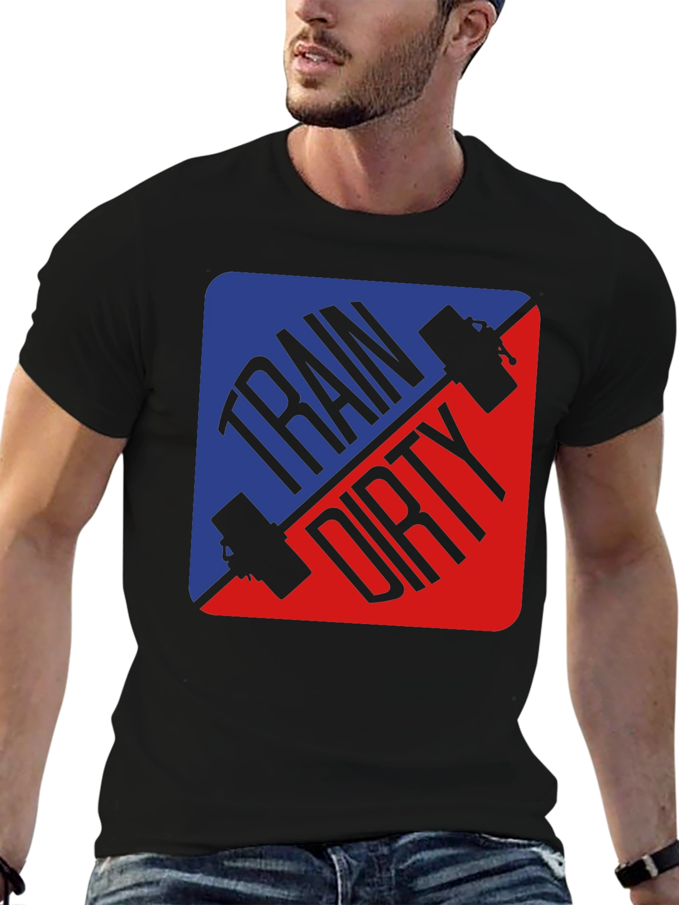 Train Dirty Fitness T-Shirt - Gym Workout Tee