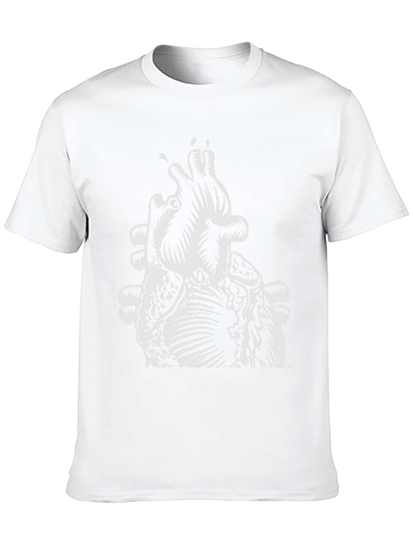 Anatomical Heart Graphic Tee - Mens Black T-Shirt