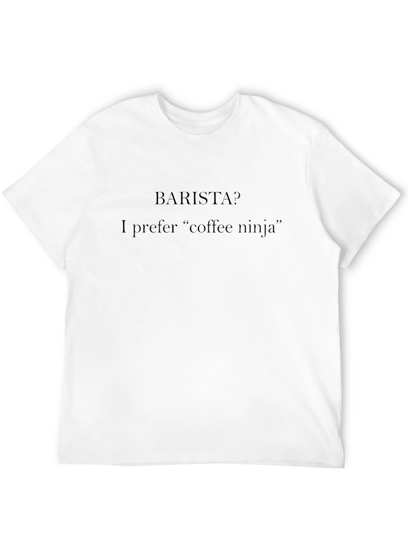 Coffee Ninja Graphic Tee - Barista Humor