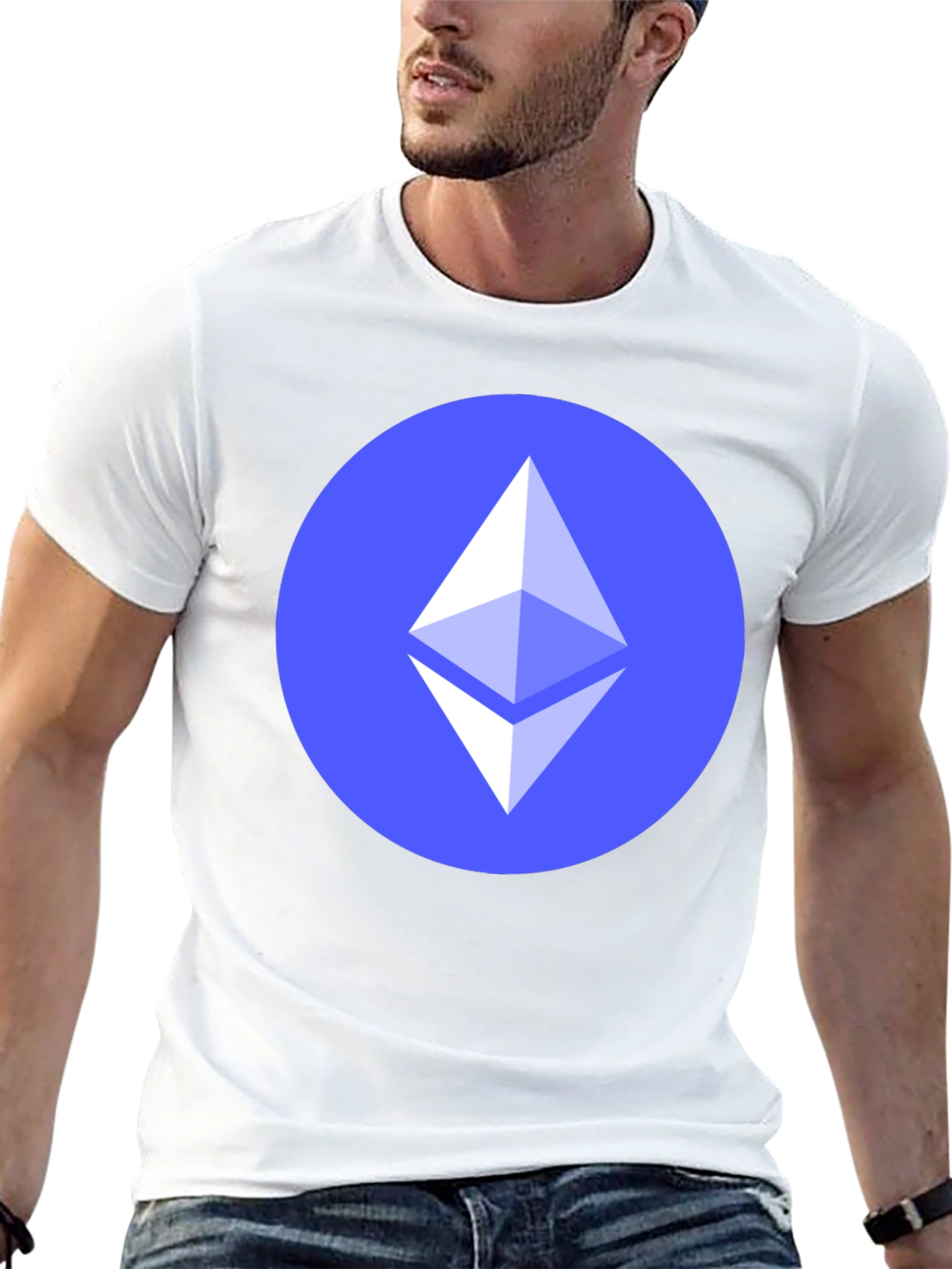 Ethereum Logo Graphic T-Shirt - Crypto Fashion