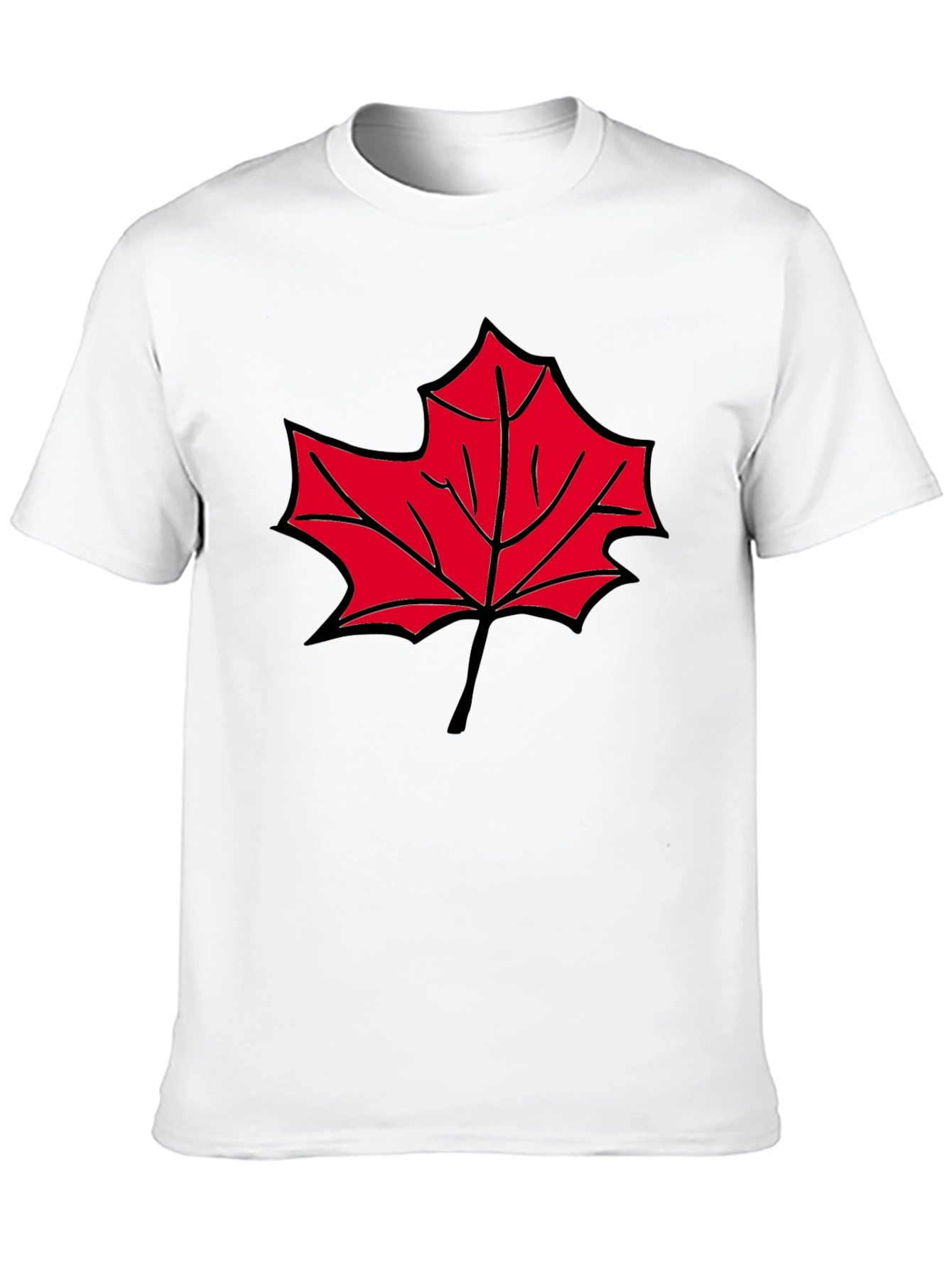 Maple Leaf Graphic T-Shirt - Casual Comfort