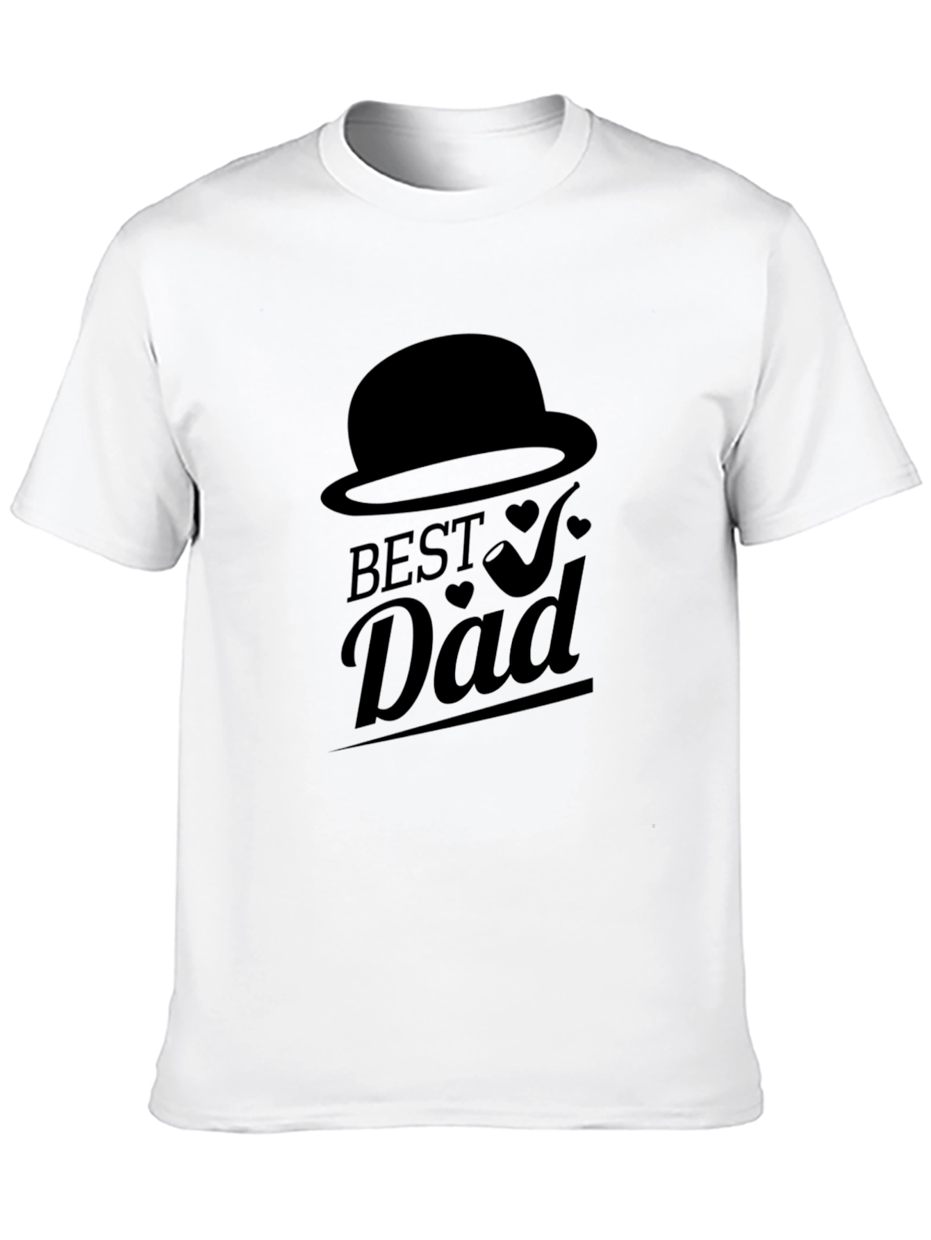 Best Dad Black Graphic T-Shirt