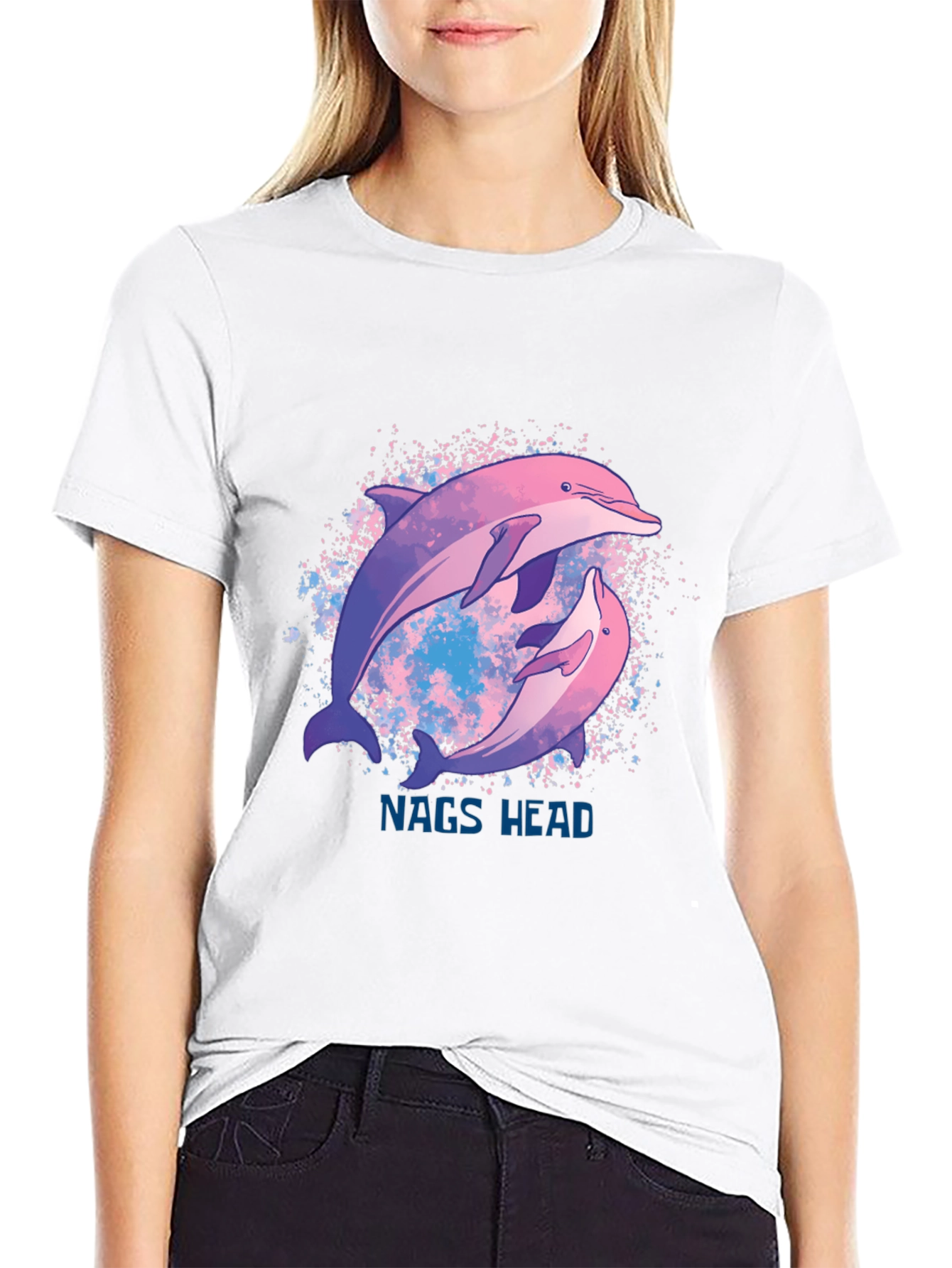 Nags Head Dolphin T-Shirt - Stylish Graphic Tee