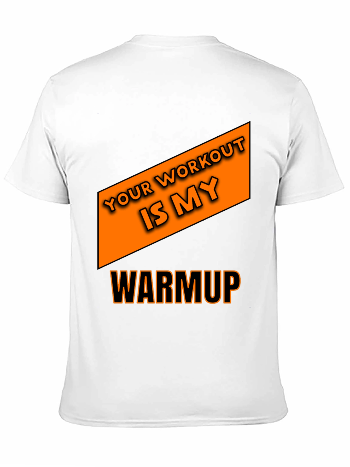 Workout Motivation Graphic Tee - Black Cotton T-Shirt