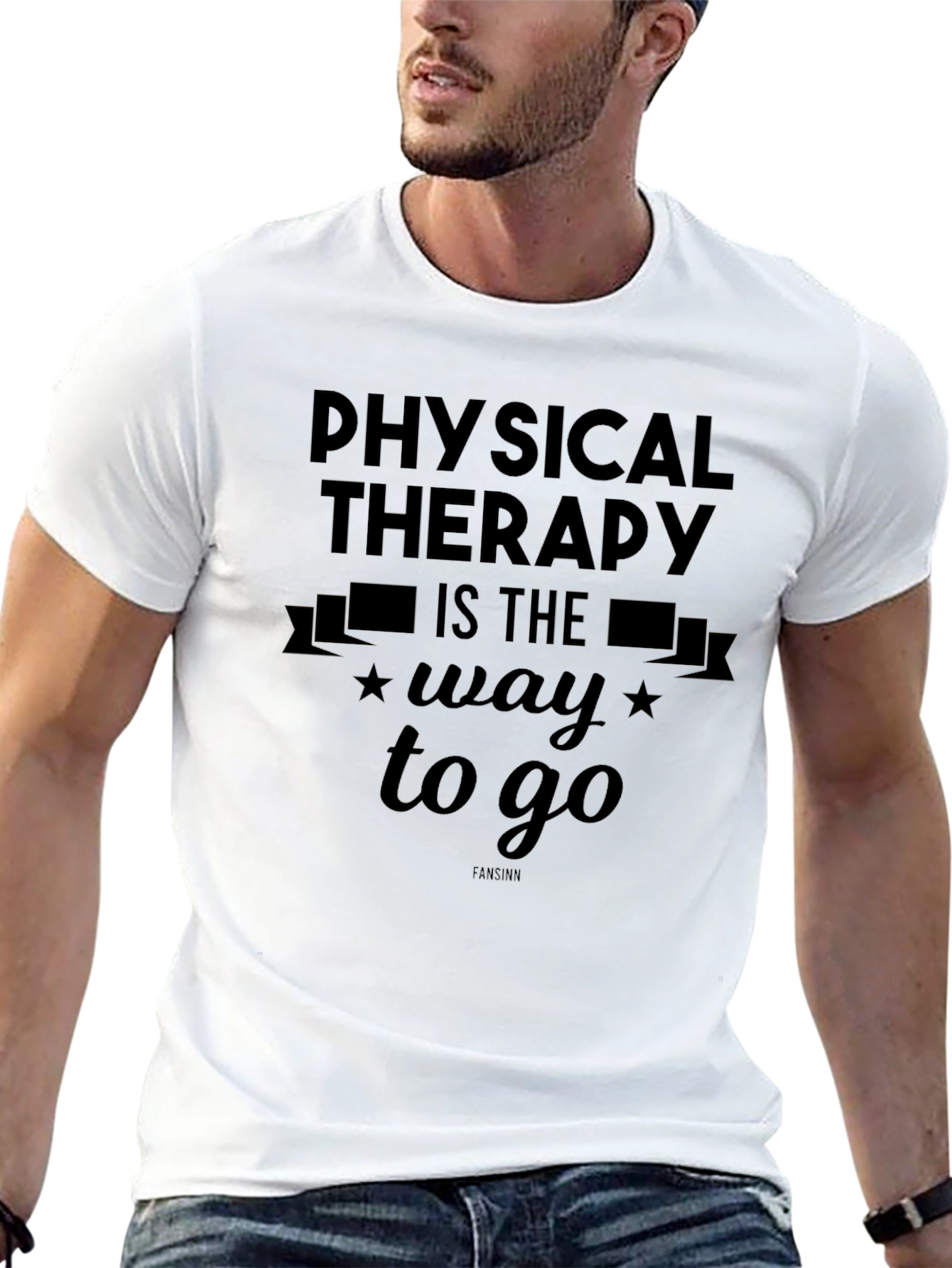 Physical Therapy is the Way to Go Black T-Shirt