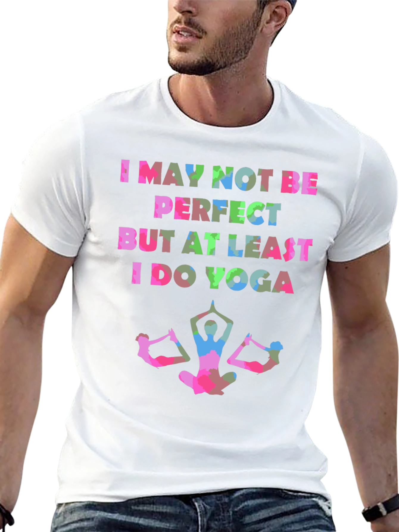 Yoga Lover Graphic Tee - I Do Yoga Design