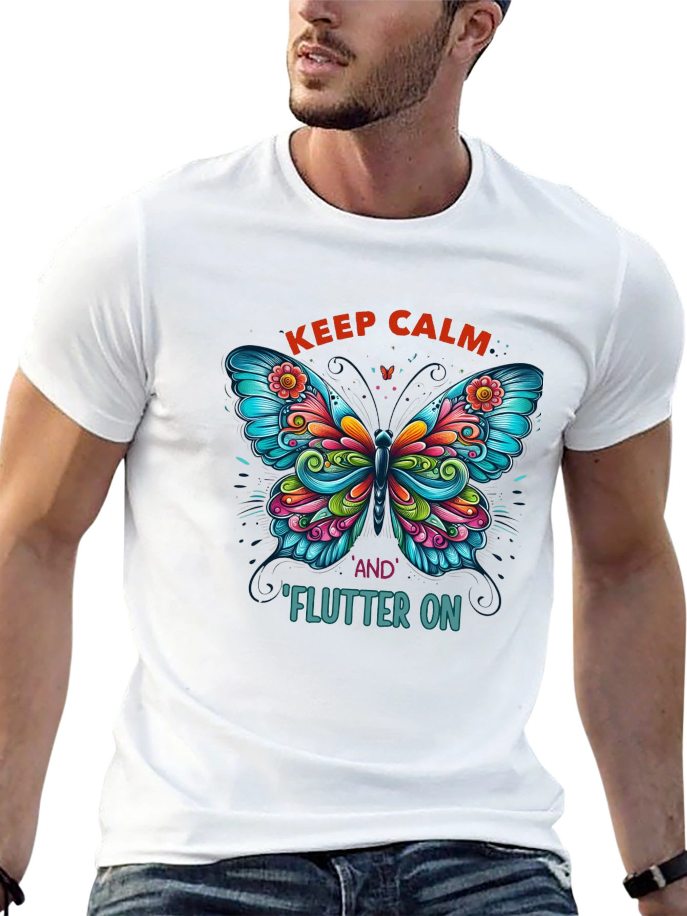 Keep Calm Butterfly T-Shirt