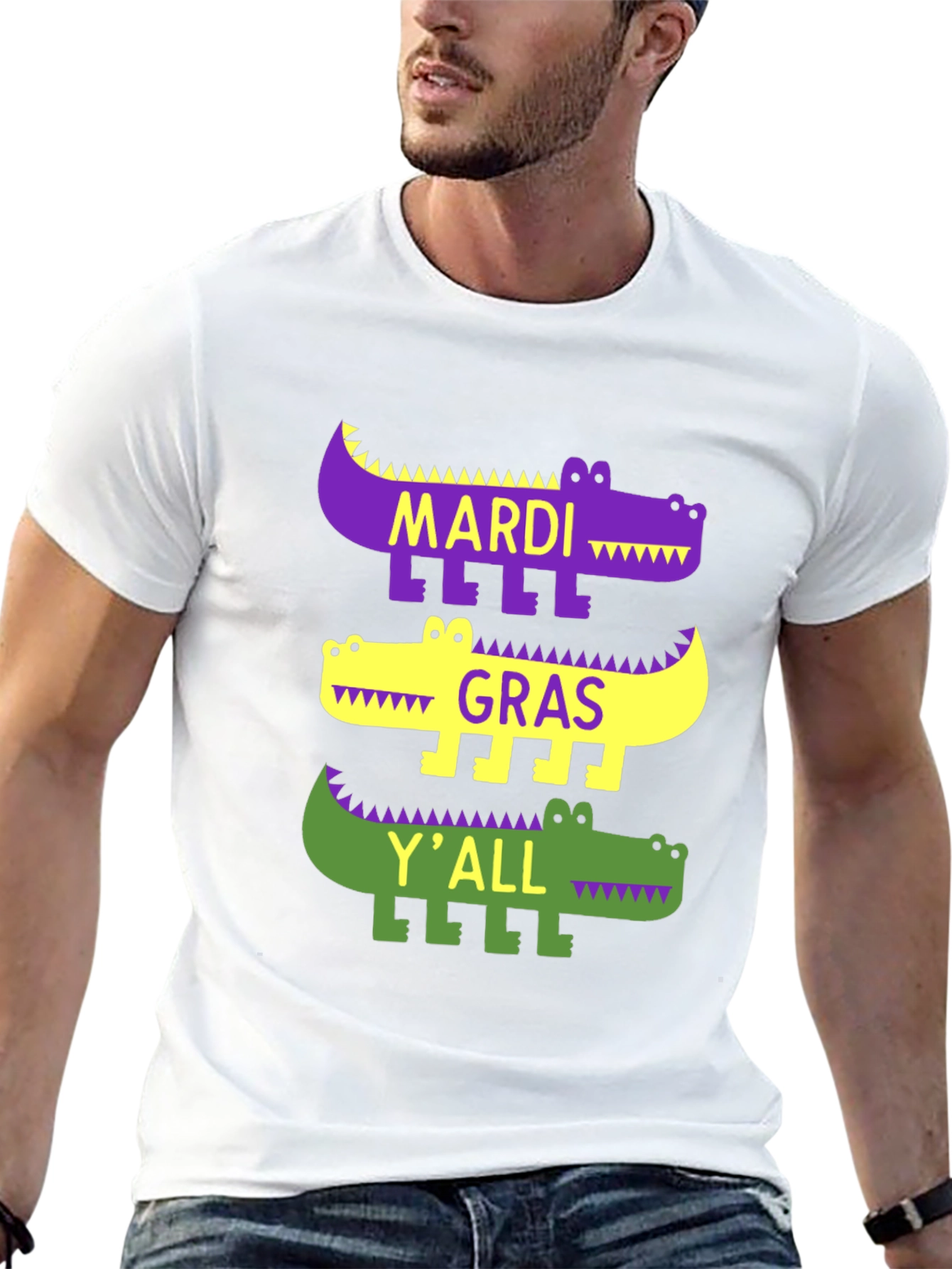 Mardi Gras Alligator T-Shirt