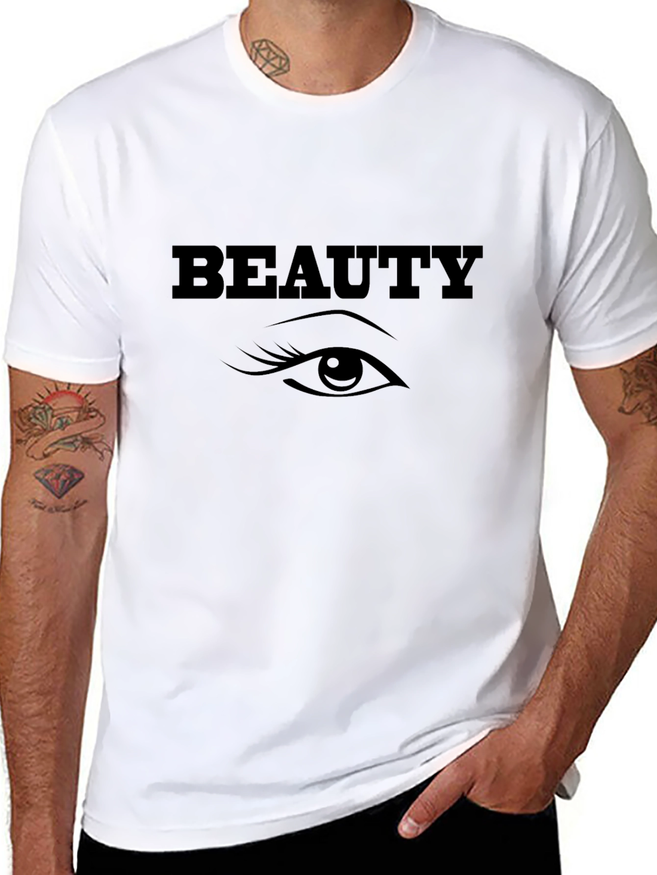 Beauty Eye Graphic Tee - Stylish Unisex T-Shirt