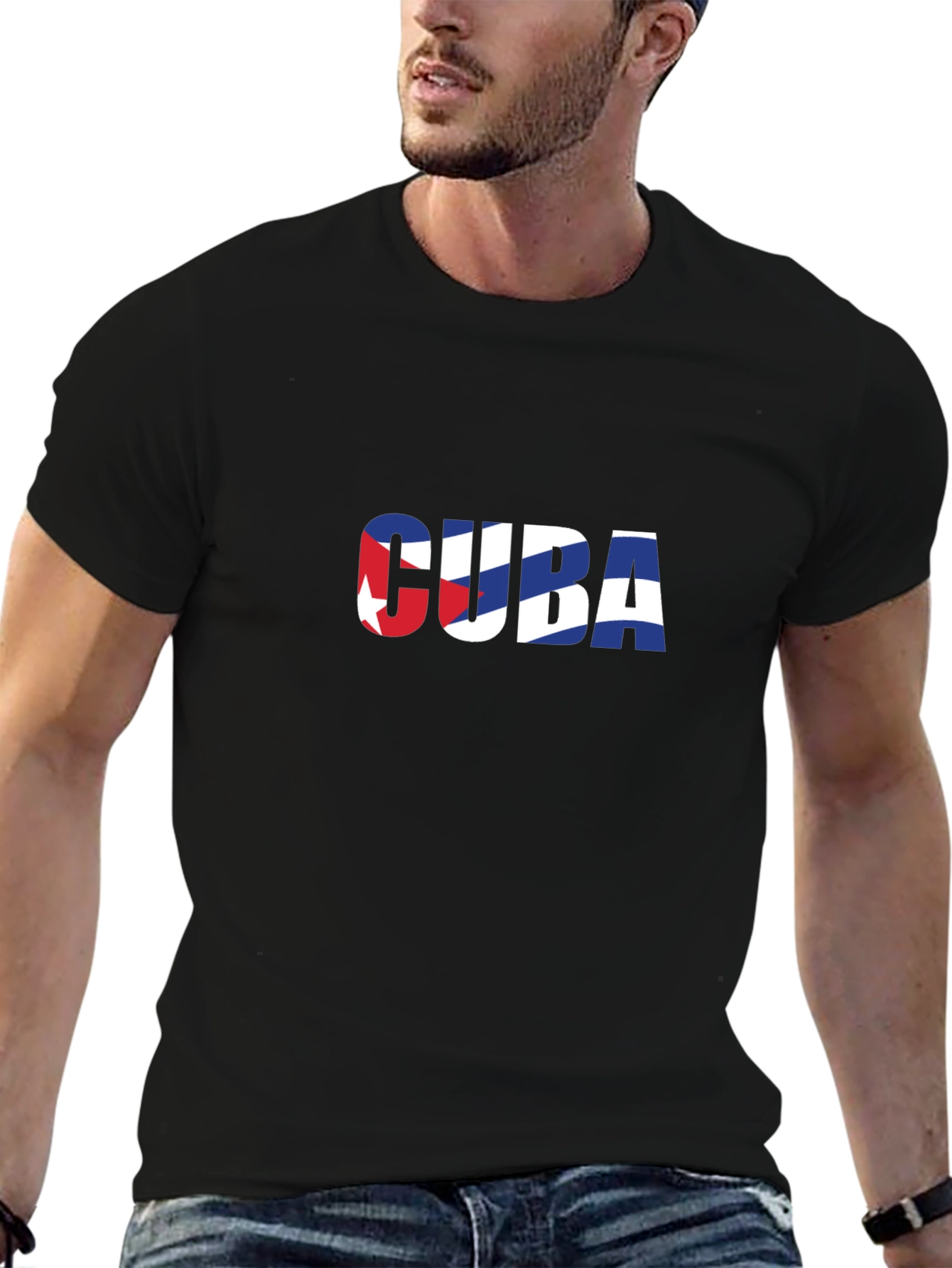 Cuba Flag Graphic T-Shirt - Short Sleeve