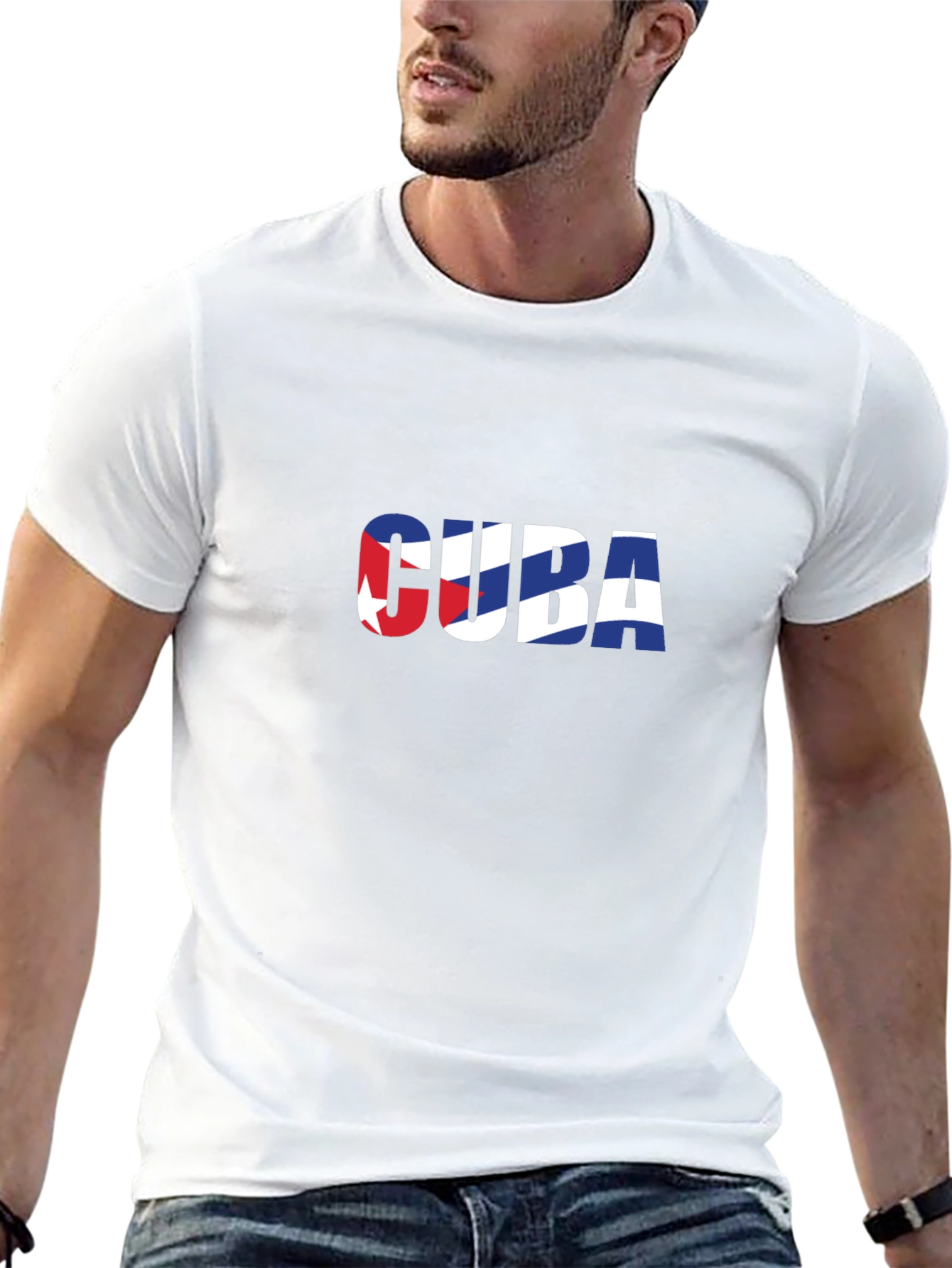Cuba Flag Graphic T-Shirt - Short Sleeve