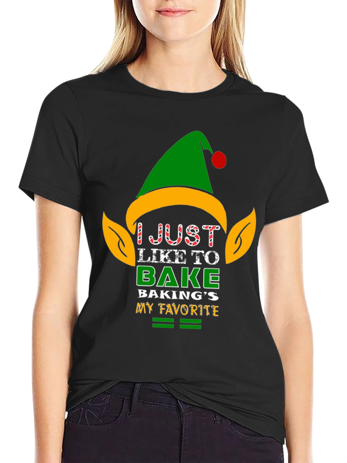 Funny Christmas Baking Elf T-Shirt