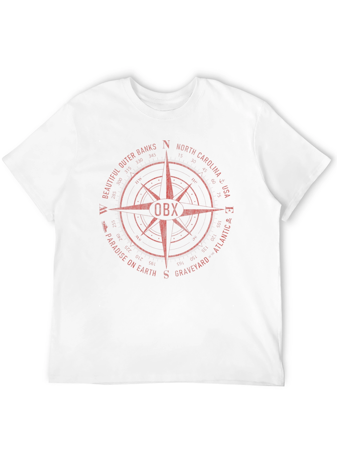 OBX Compass T-Shirt - Outer Banks North Carolina