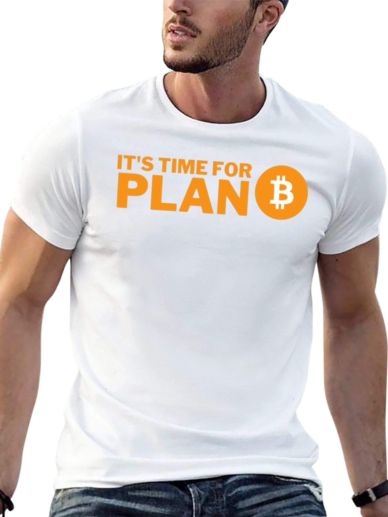 Bitcoin Plan B Black T-Shirt Crypto