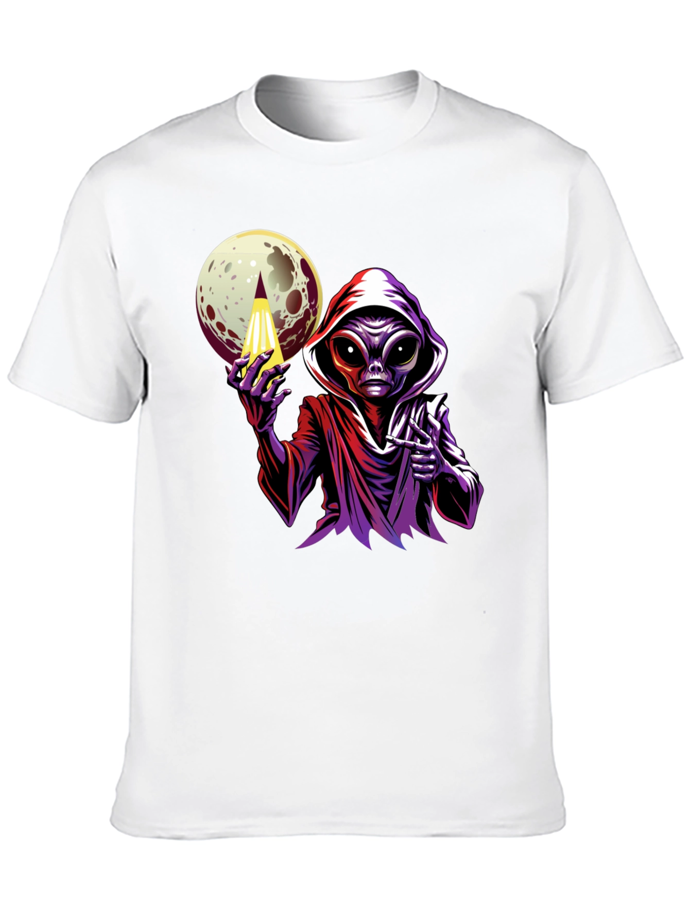 Alien Moon Graphic Tee - Sci-Fi Style