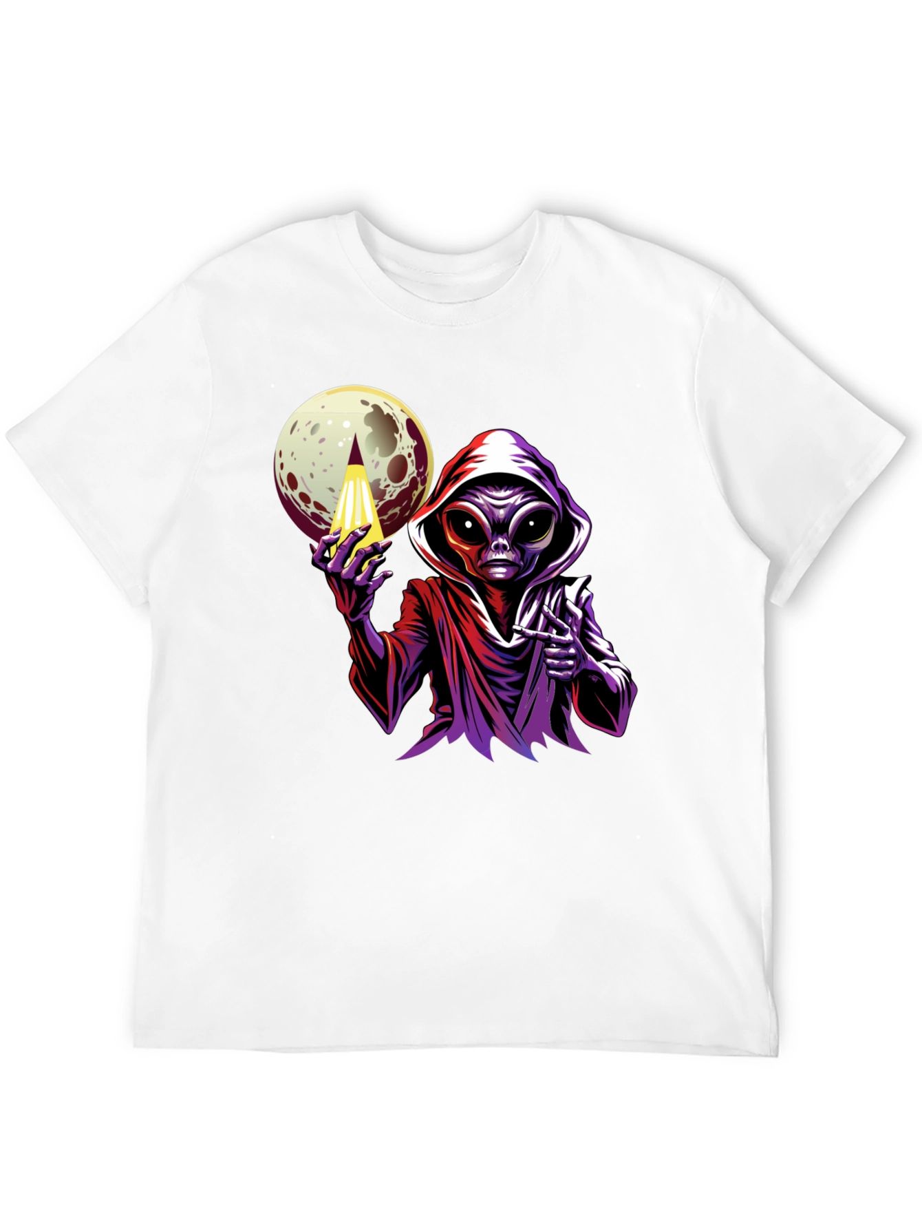 Alien Moon Graphic Tee - Sci-Fi Style