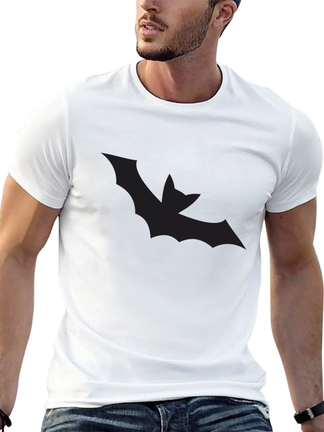 Black Bat Silhouette T-Shirt