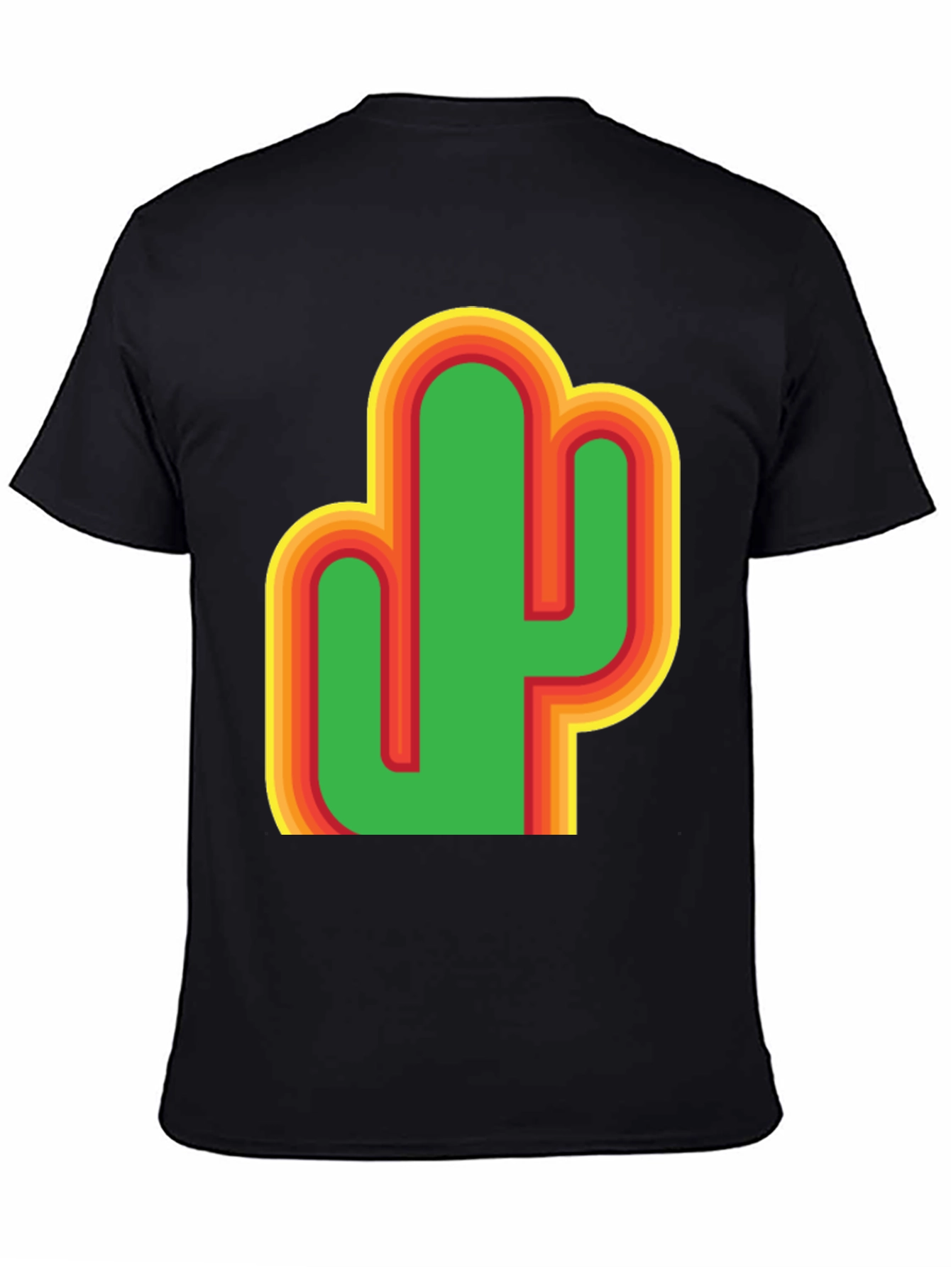 Retro Cactus Graphic T-Shirt