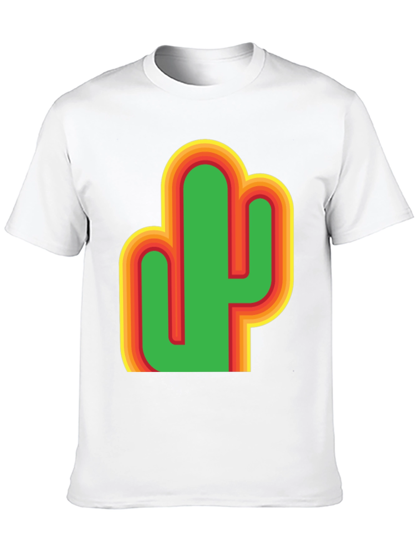 Retro Cactus Graphic T-Shirt