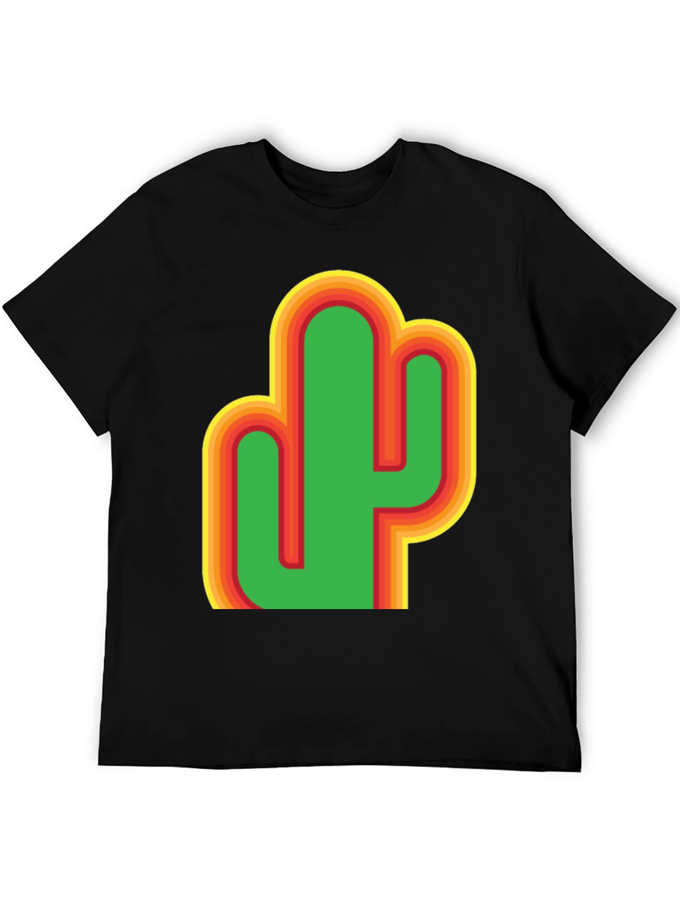 Retro Cactus Graphic T-Shirt