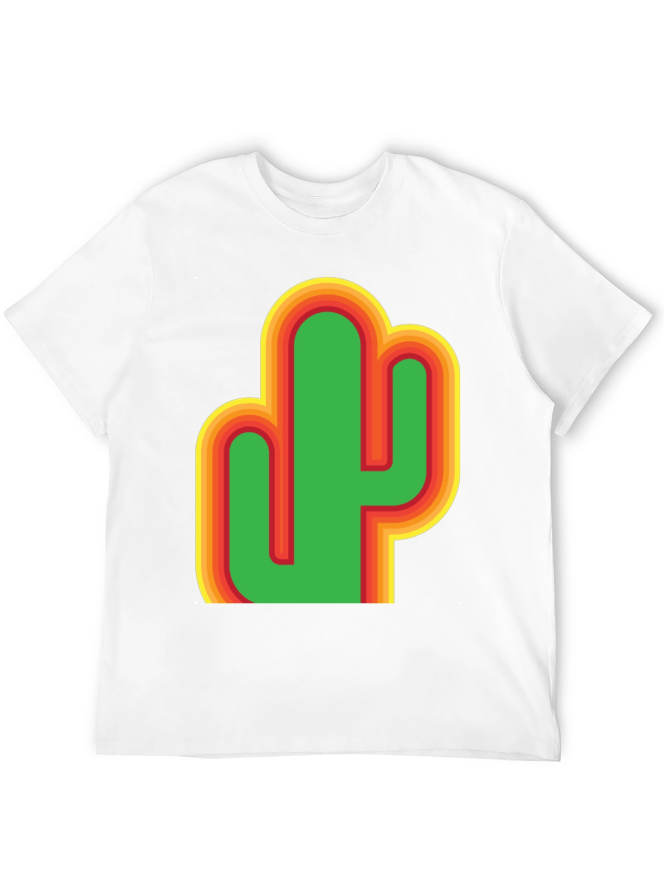 Retro Cactus Graphic T-Shirt