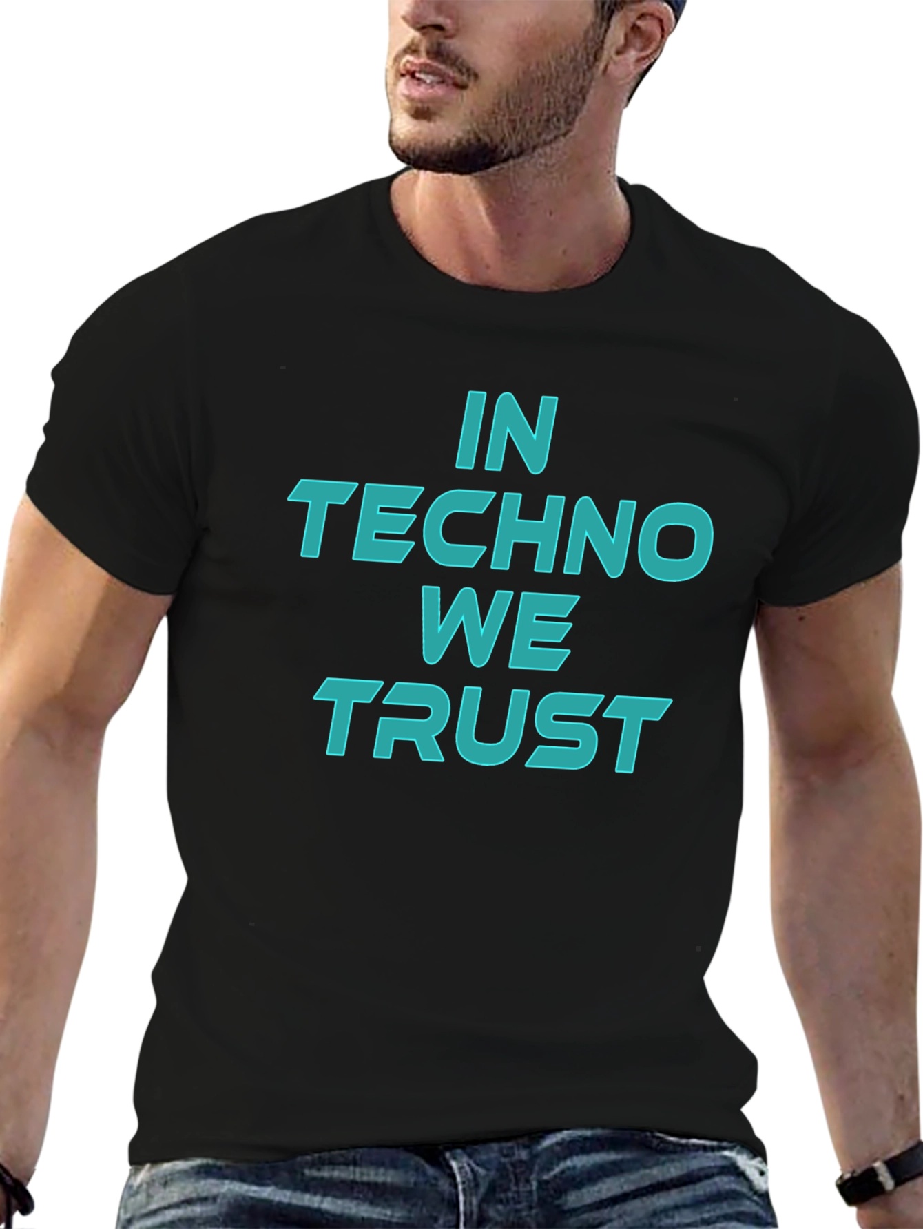 In Techno We Trust Graphic Tee