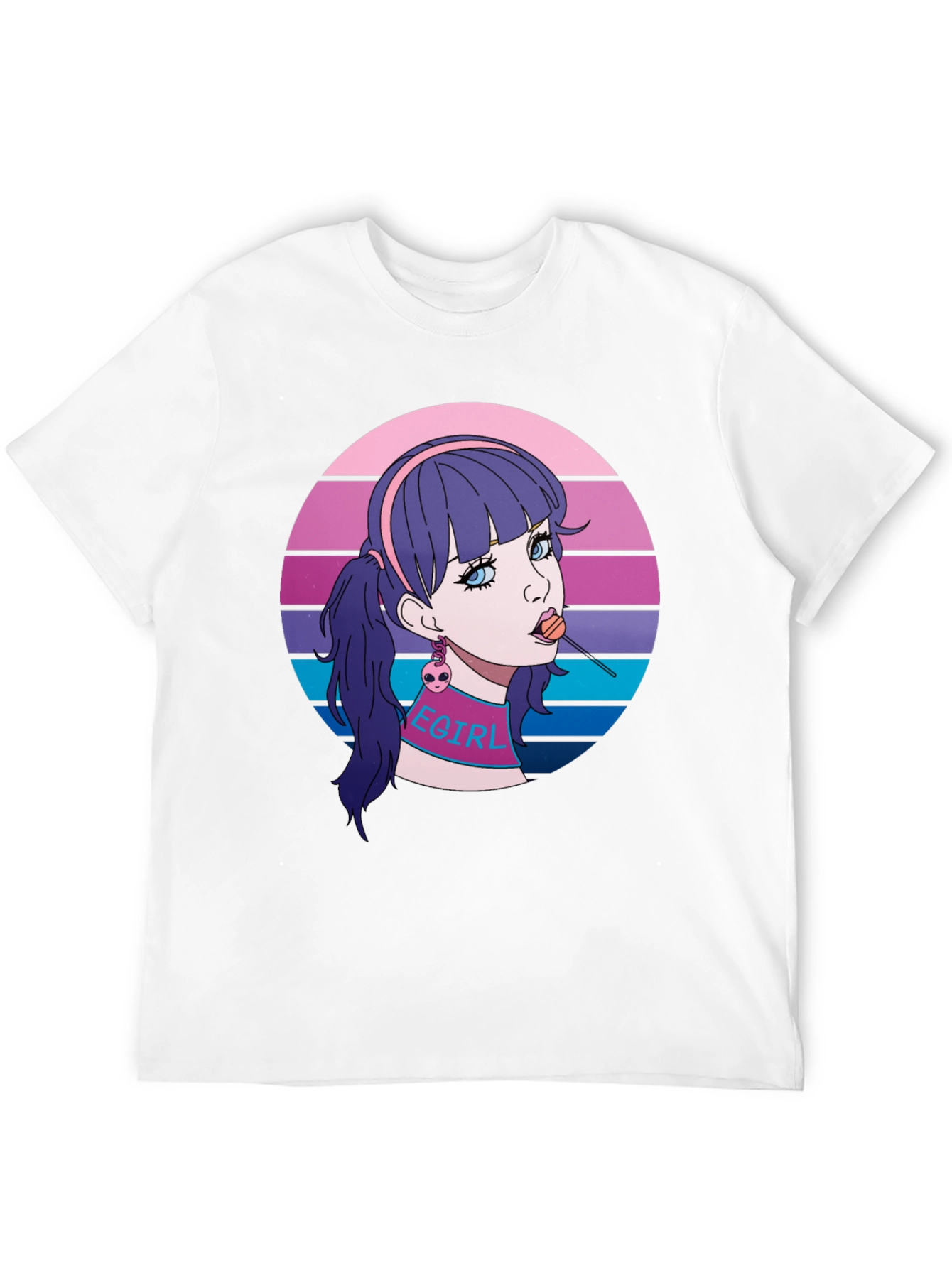 Egirl Aesthetic T-Shirt - Retro Vaporwave Tee