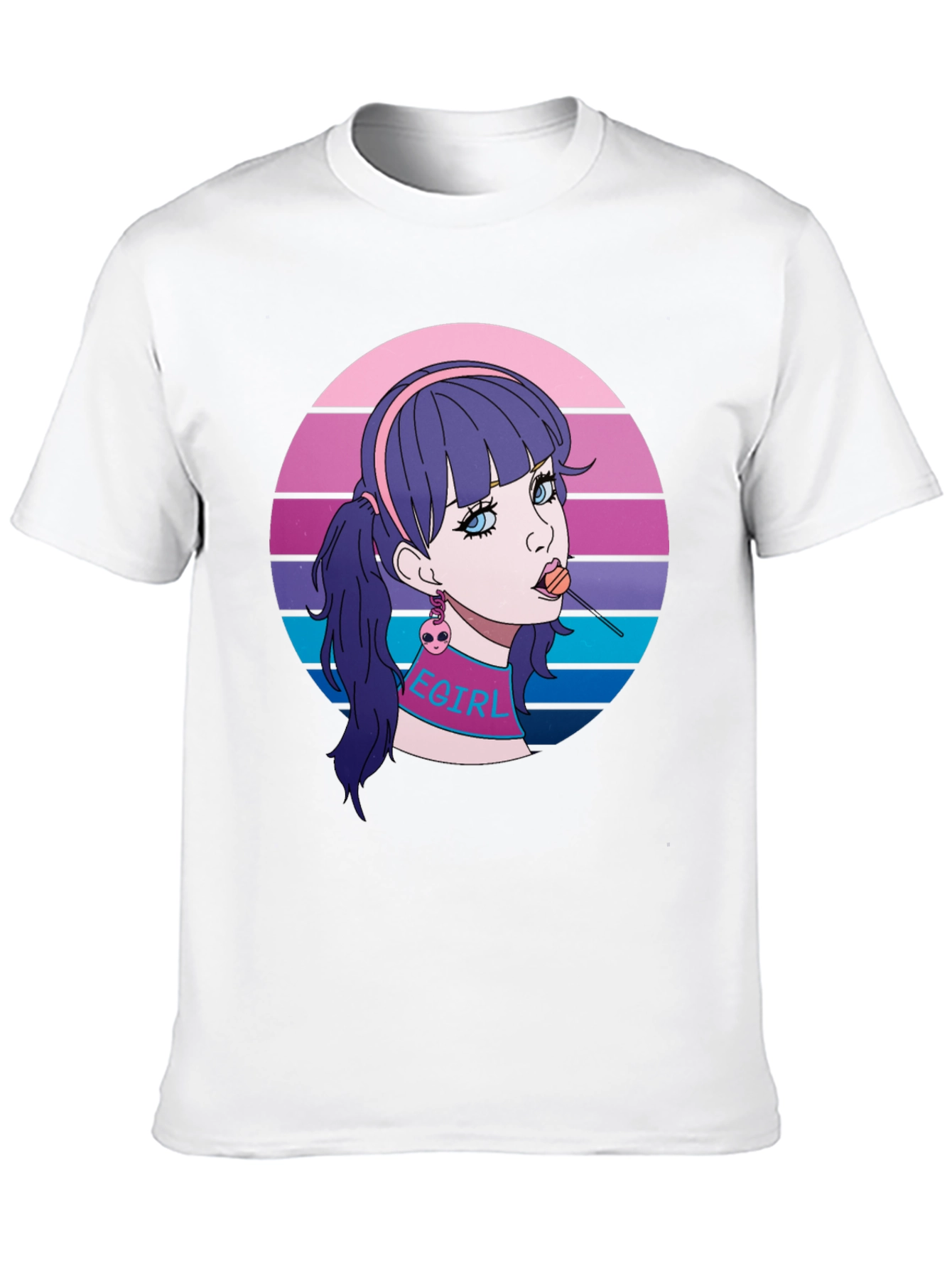 Egirl Aesthetic T-Shirt - Retro Vaporwave Tee