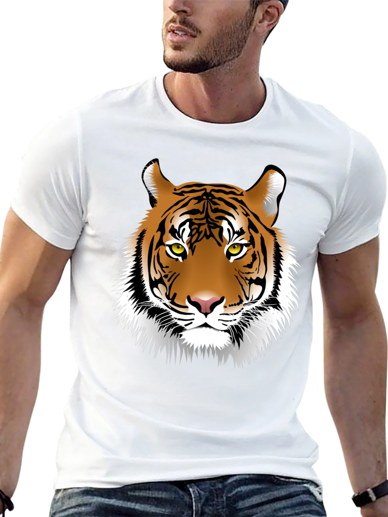 Tiger Graphic Tee - Black T-Shirt