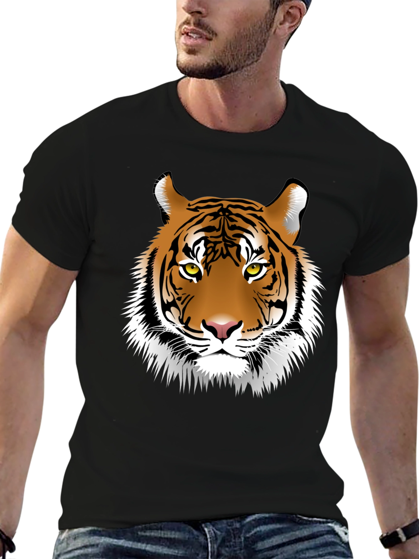 Tiger Graphic Tee - Black T-Shirt