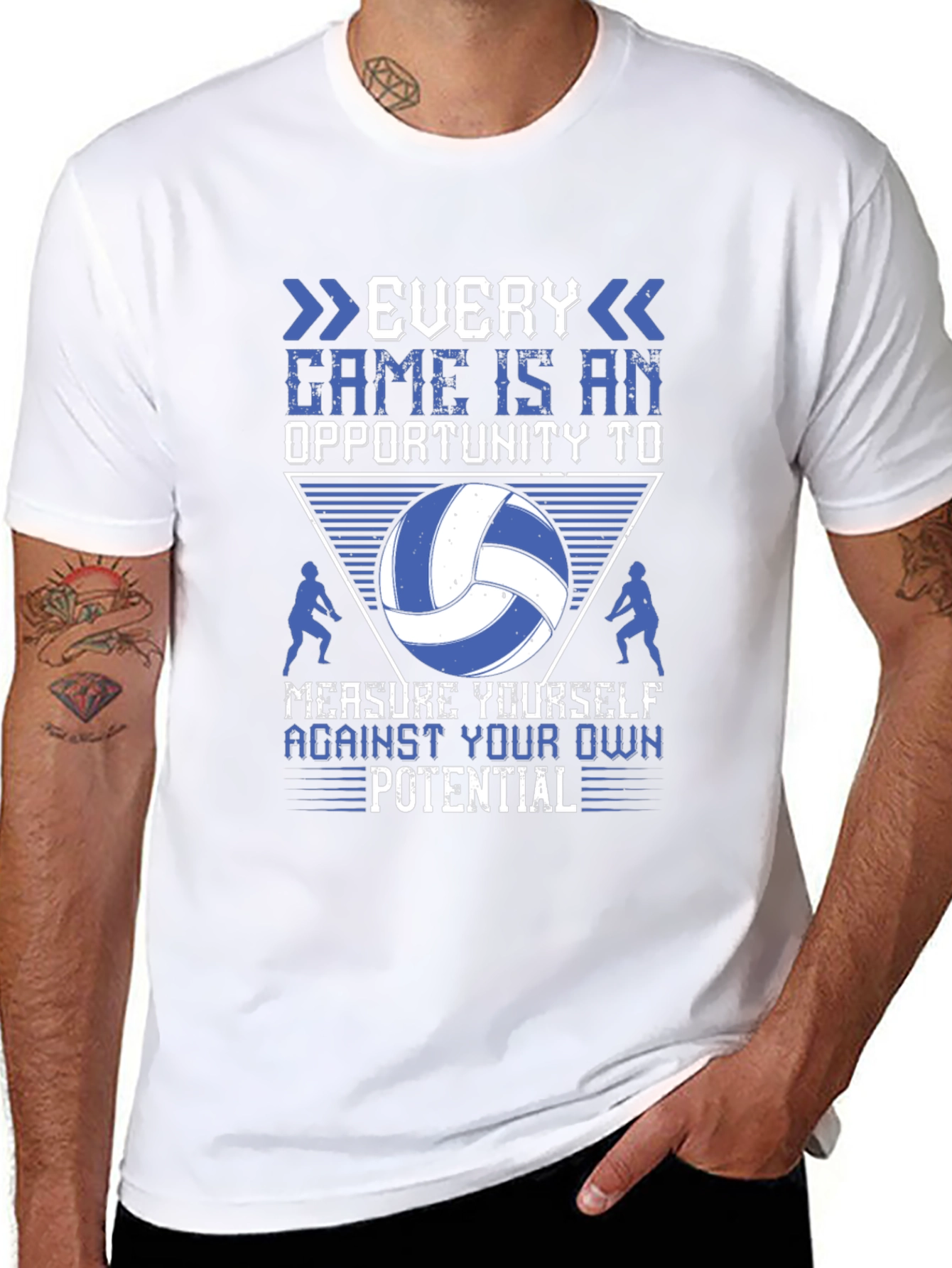 Volleyball Graphic T-Shirt - Every Game Opportunity