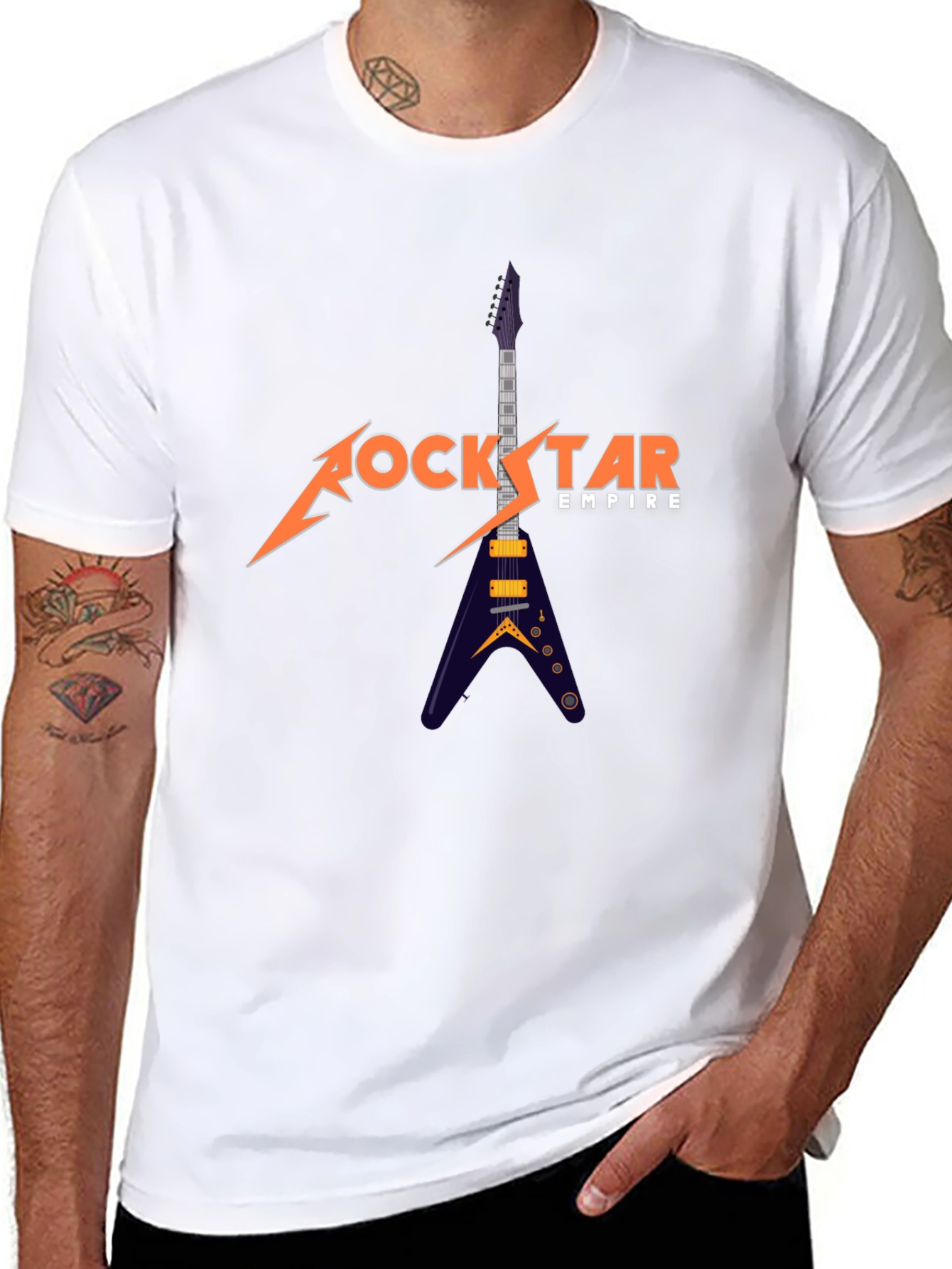 Rockstar Empire Black Graphic Tee