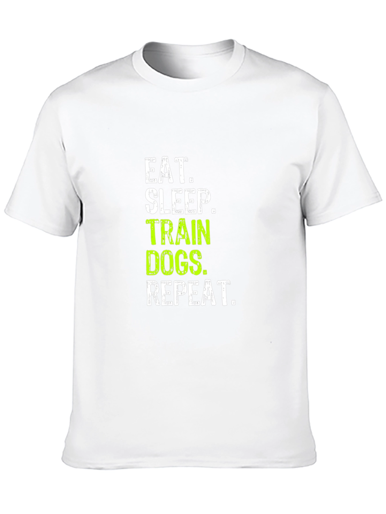 Eat Sleep Train Dogs Repeat Graphic Tee