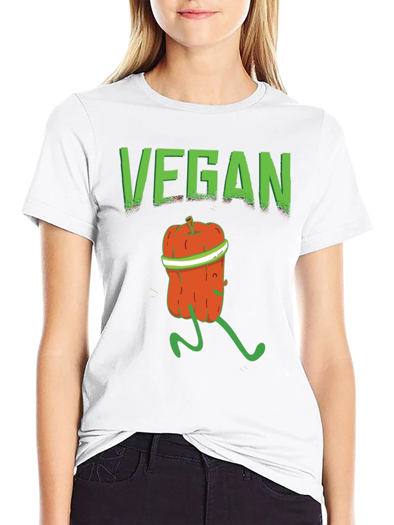 Vegan Running Pepper T-Shirt