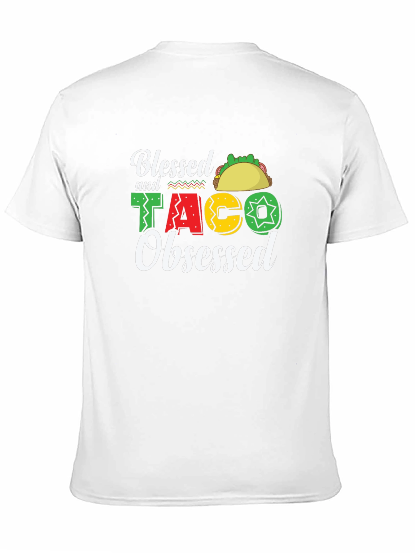 Blessed & Taco Obsessed Graphic T-Shirt