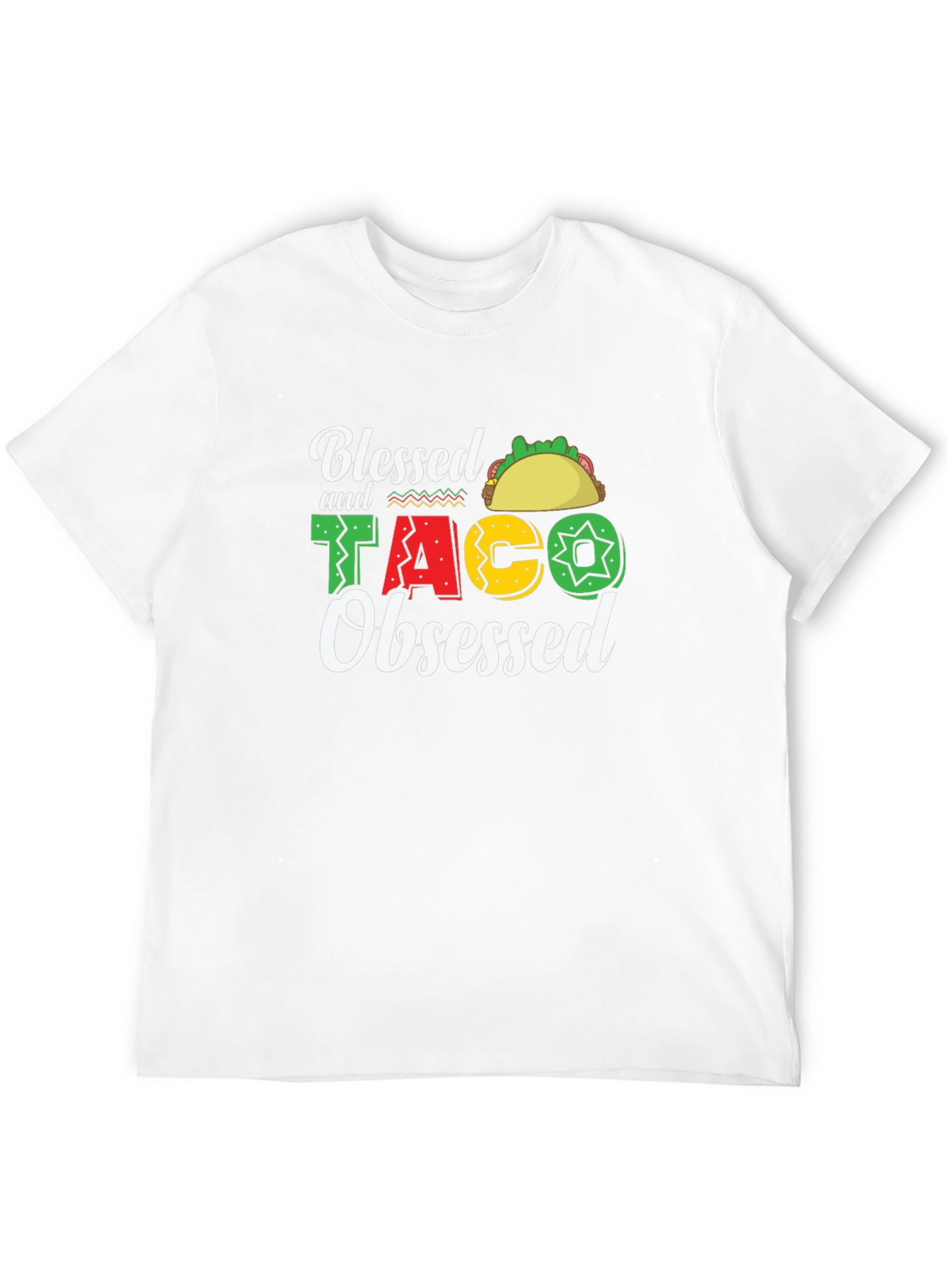 Blessed & Taco Obsessed Graphic T-Shirt