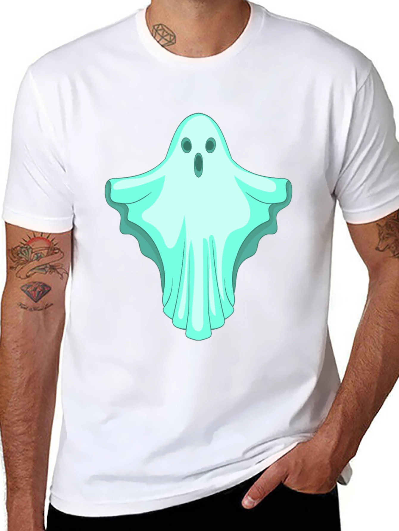 Spooky Ghost Graphic Tee
