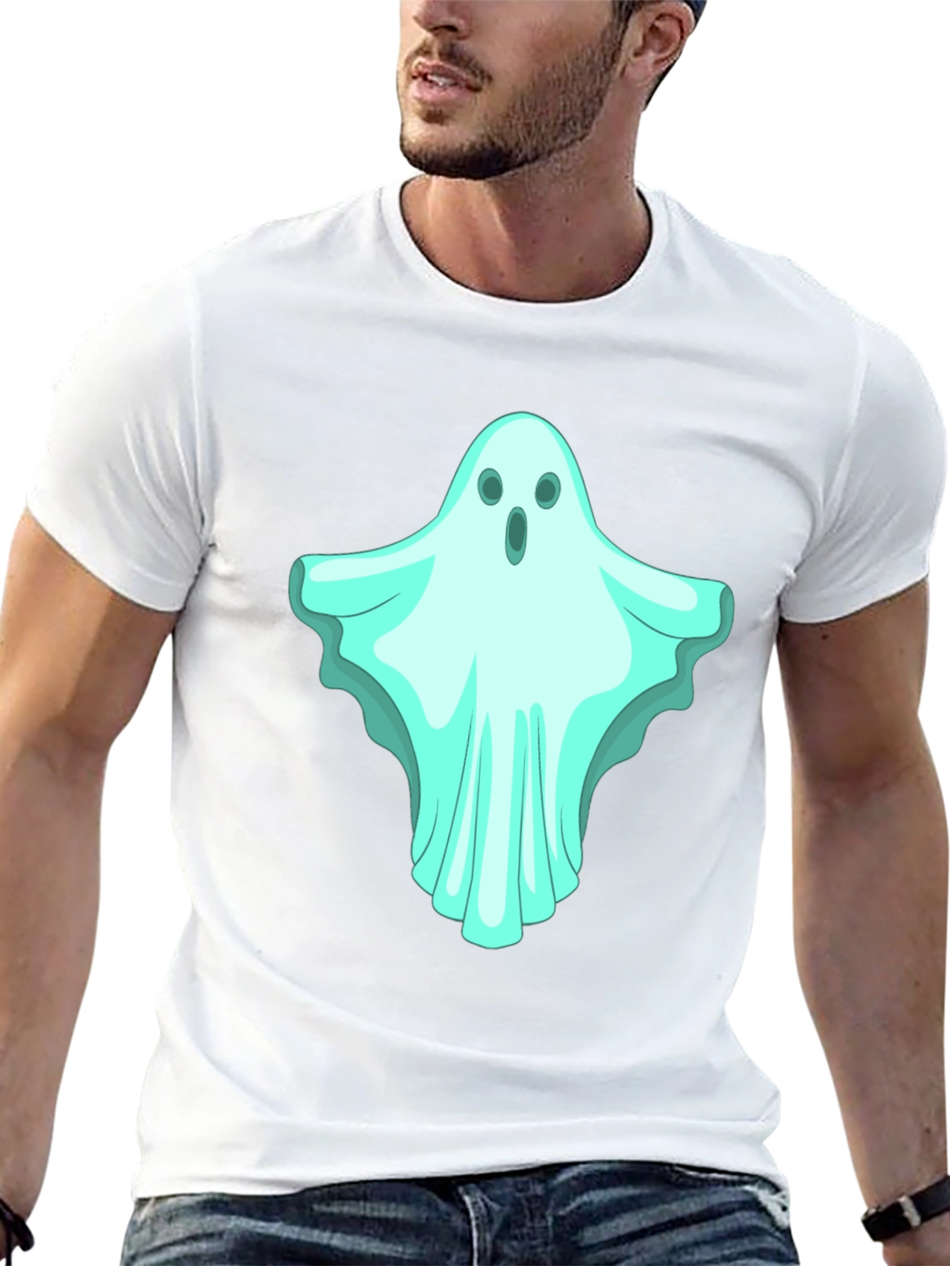Spooky Ghost Graphic Tee