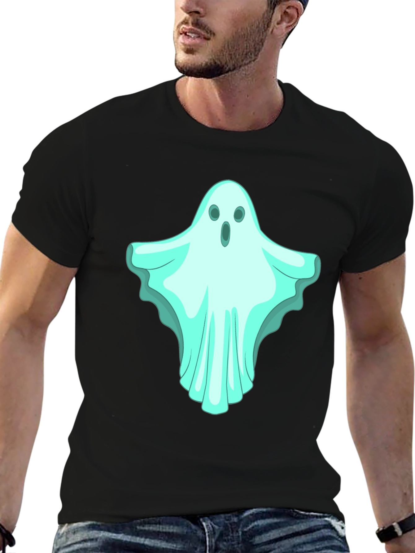 Spooky Ghost Graphic Tee