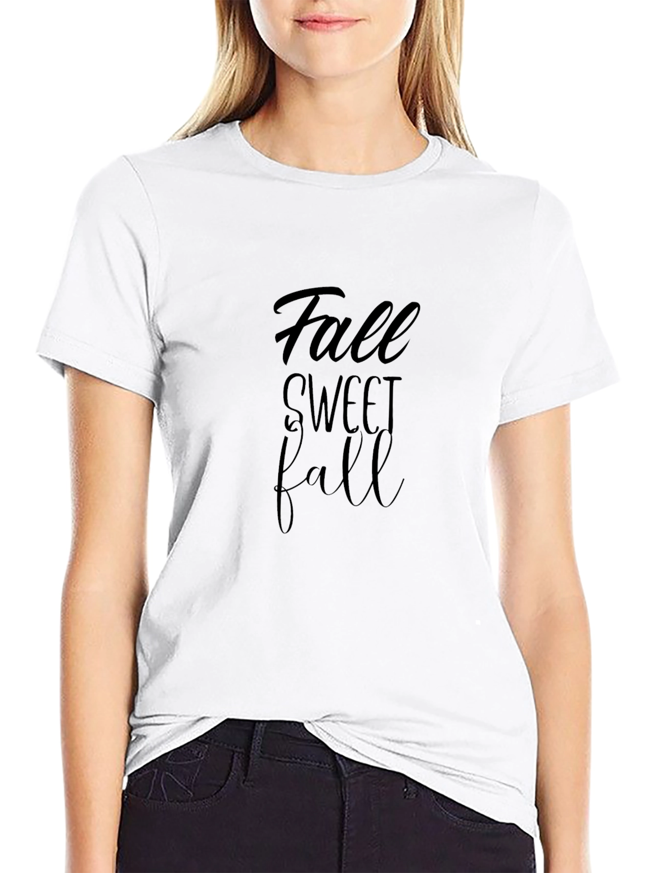 Fall Sweet Fall Black T-Shirt