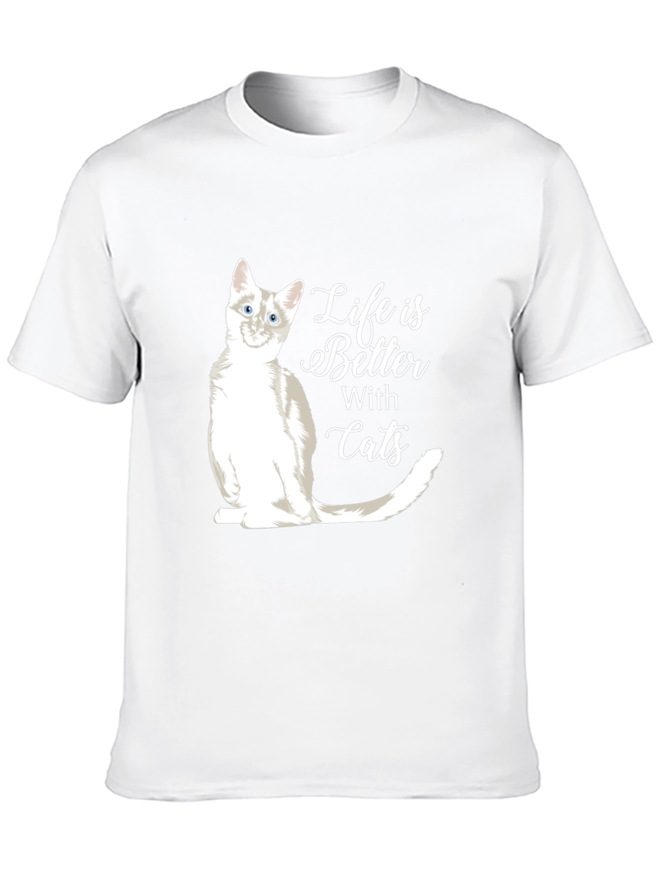 Life Is Better With Cats Graphic T-Shirt