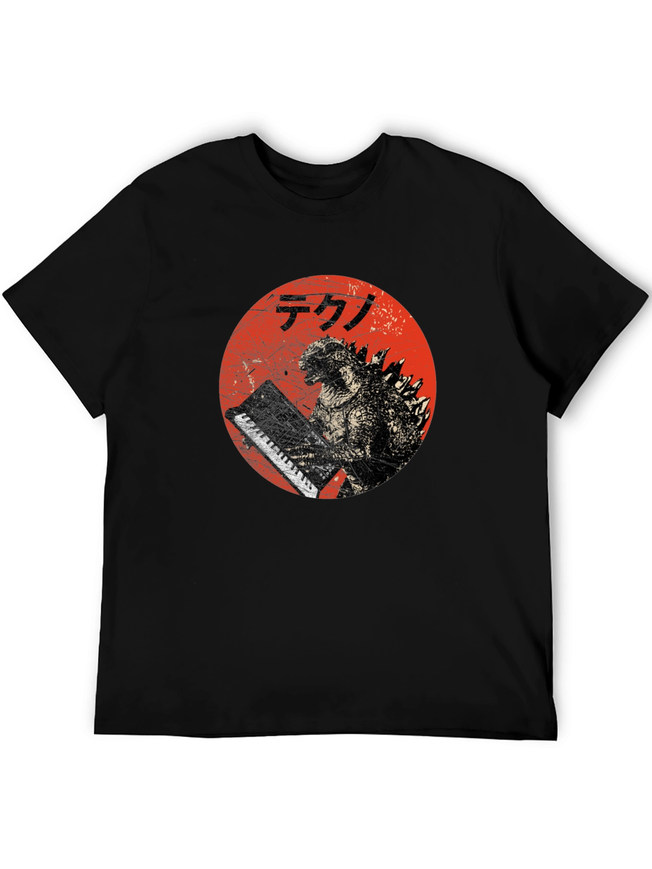 Godzilla Tekno T-Shirt - Red Circle Design