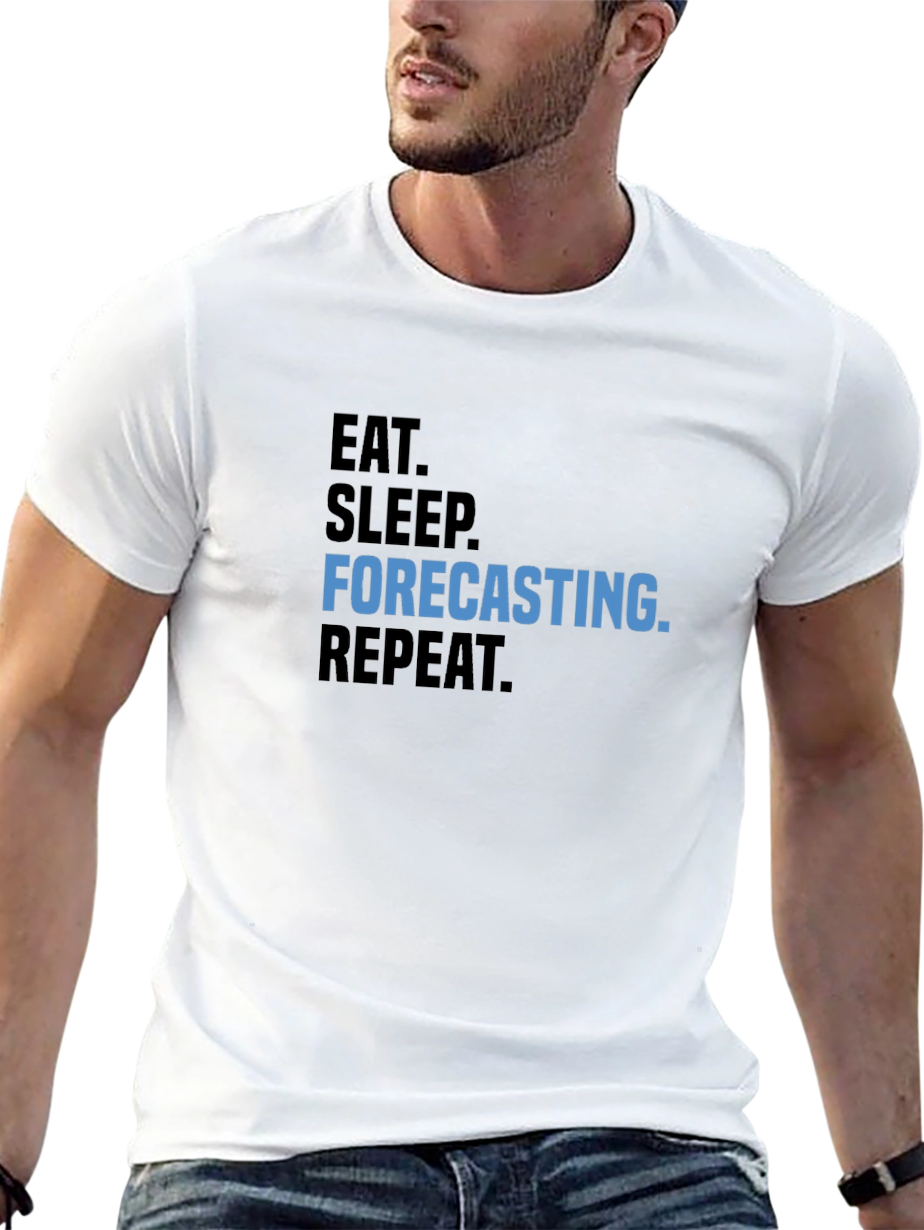 Eat Sleep Forecasting Repeat T-Shirt