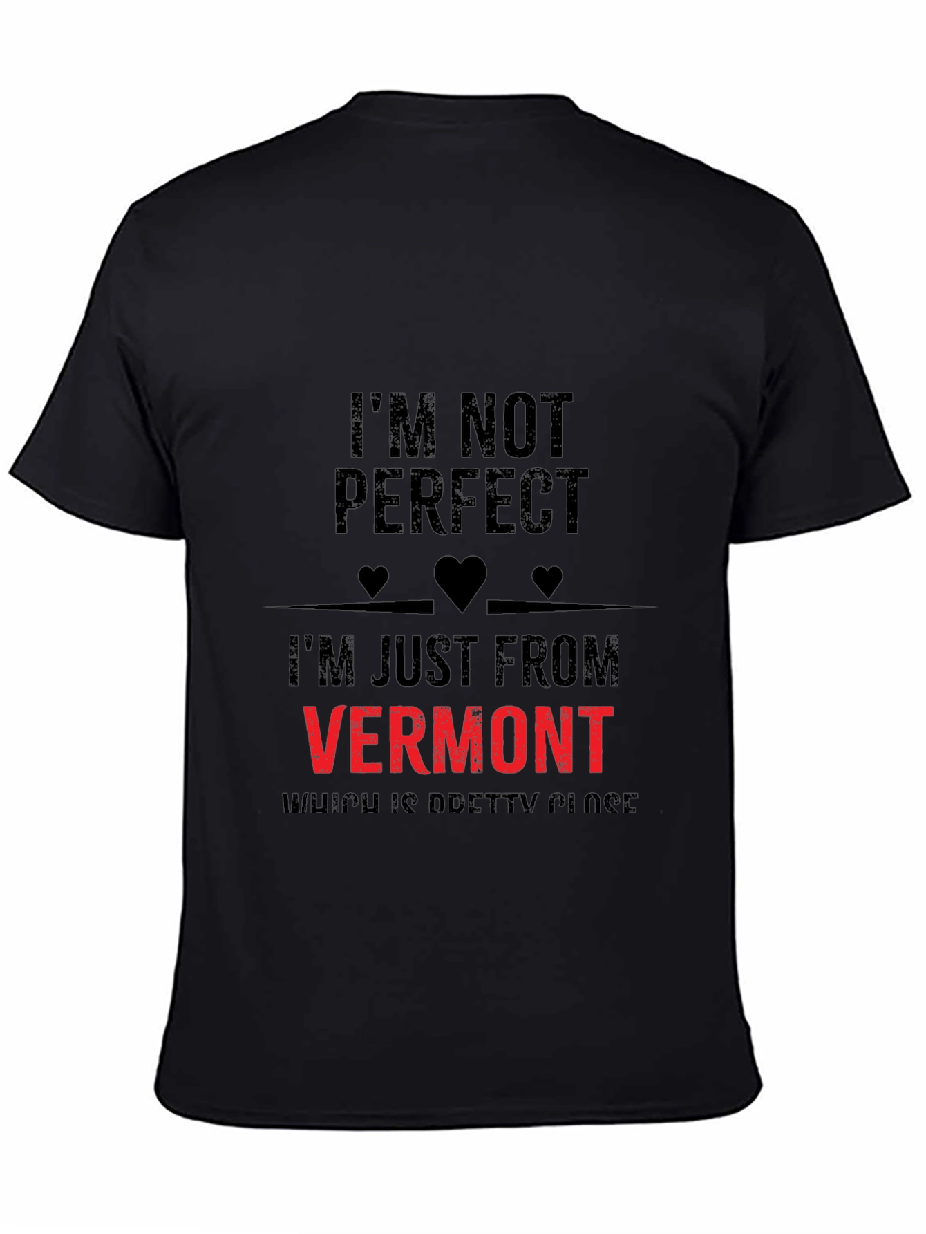 Im Not Perfect Vermont Graphic T-Shirt
