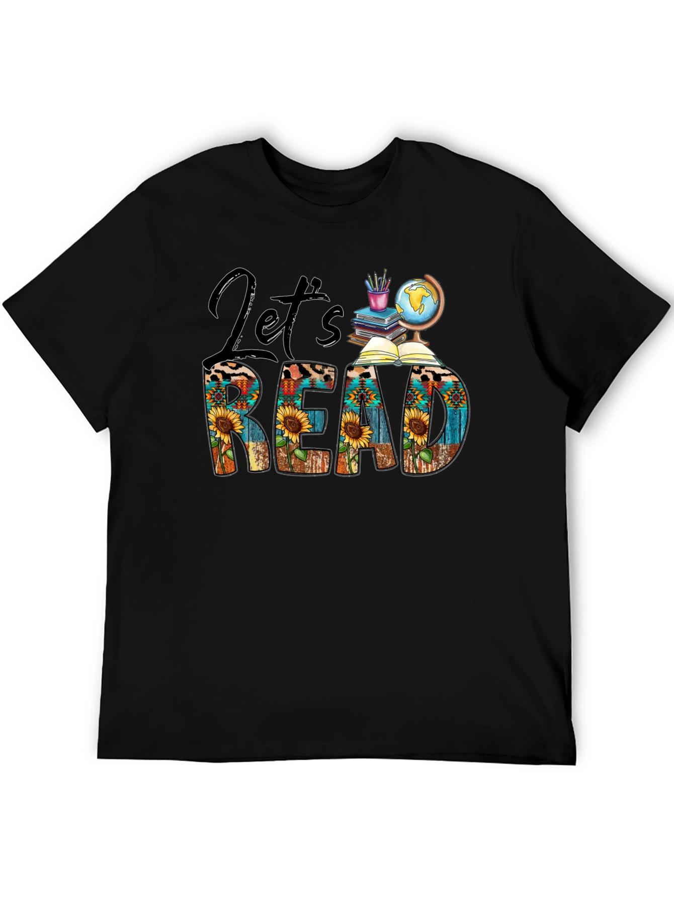 Lets Read Graphic T-Shirt