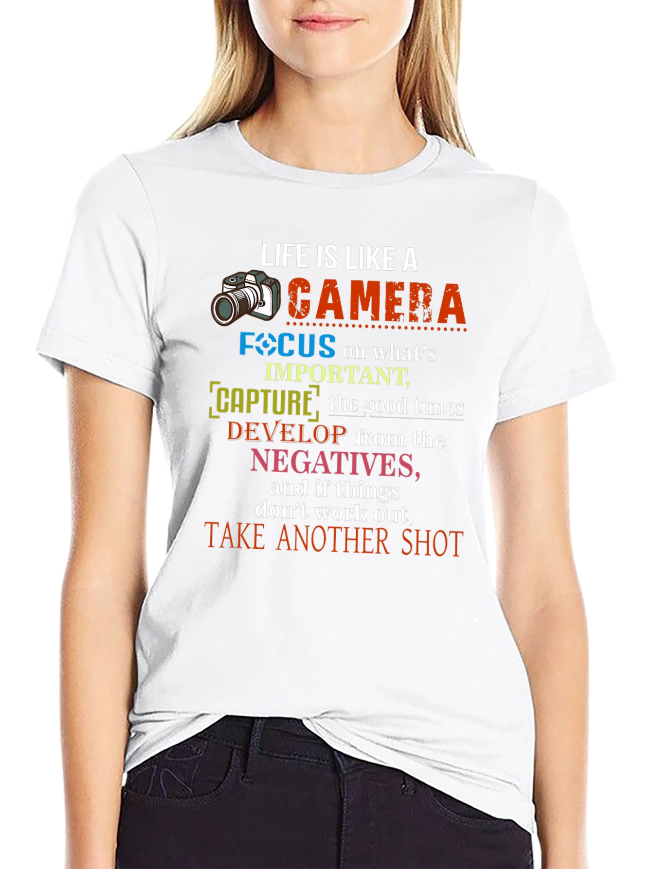 Life is Like a Camera Graphic T-Shirt