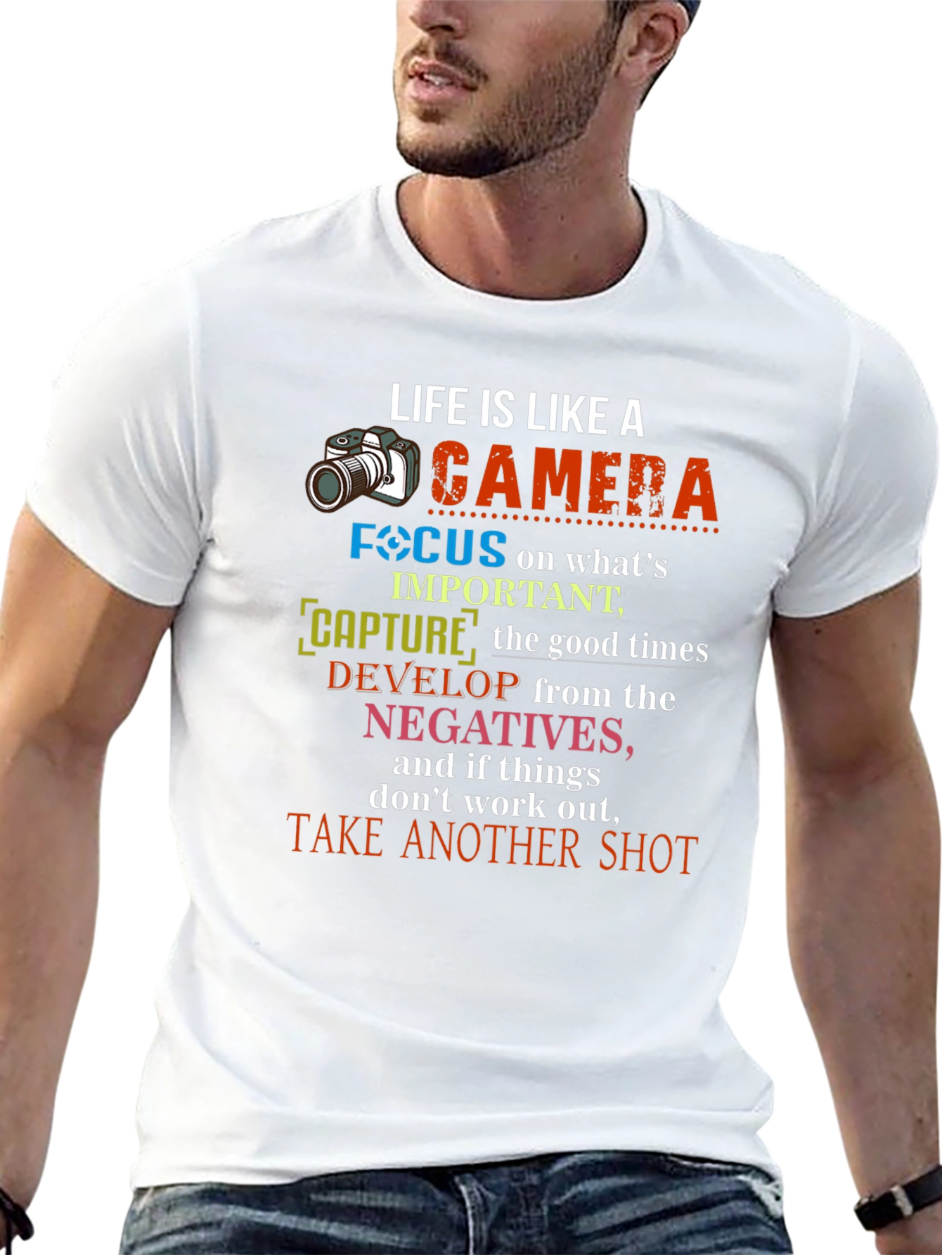 Life is Like a Camera Graphic T-Shirt