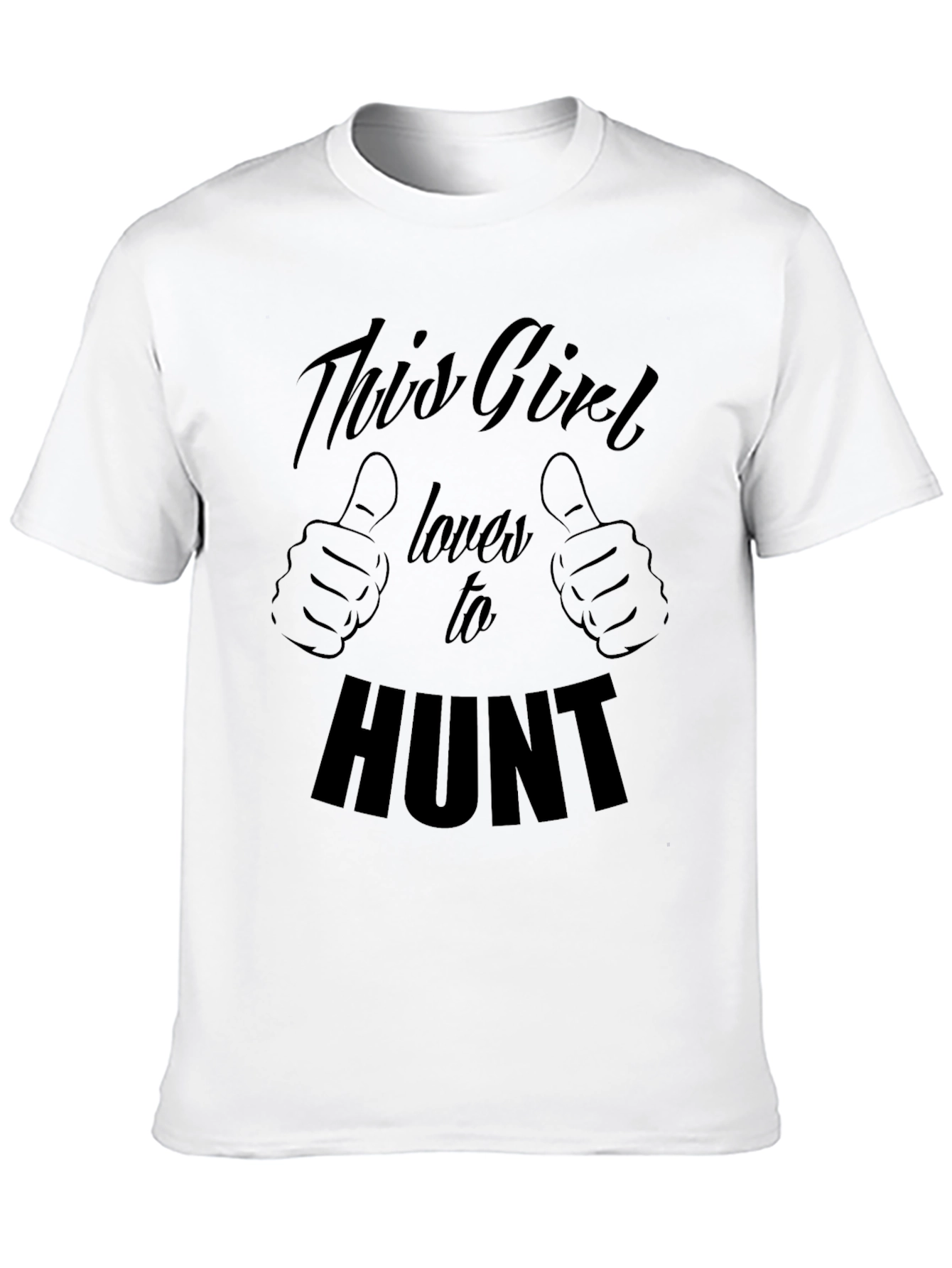 This Girl Loves To Hunt Graphic Tee