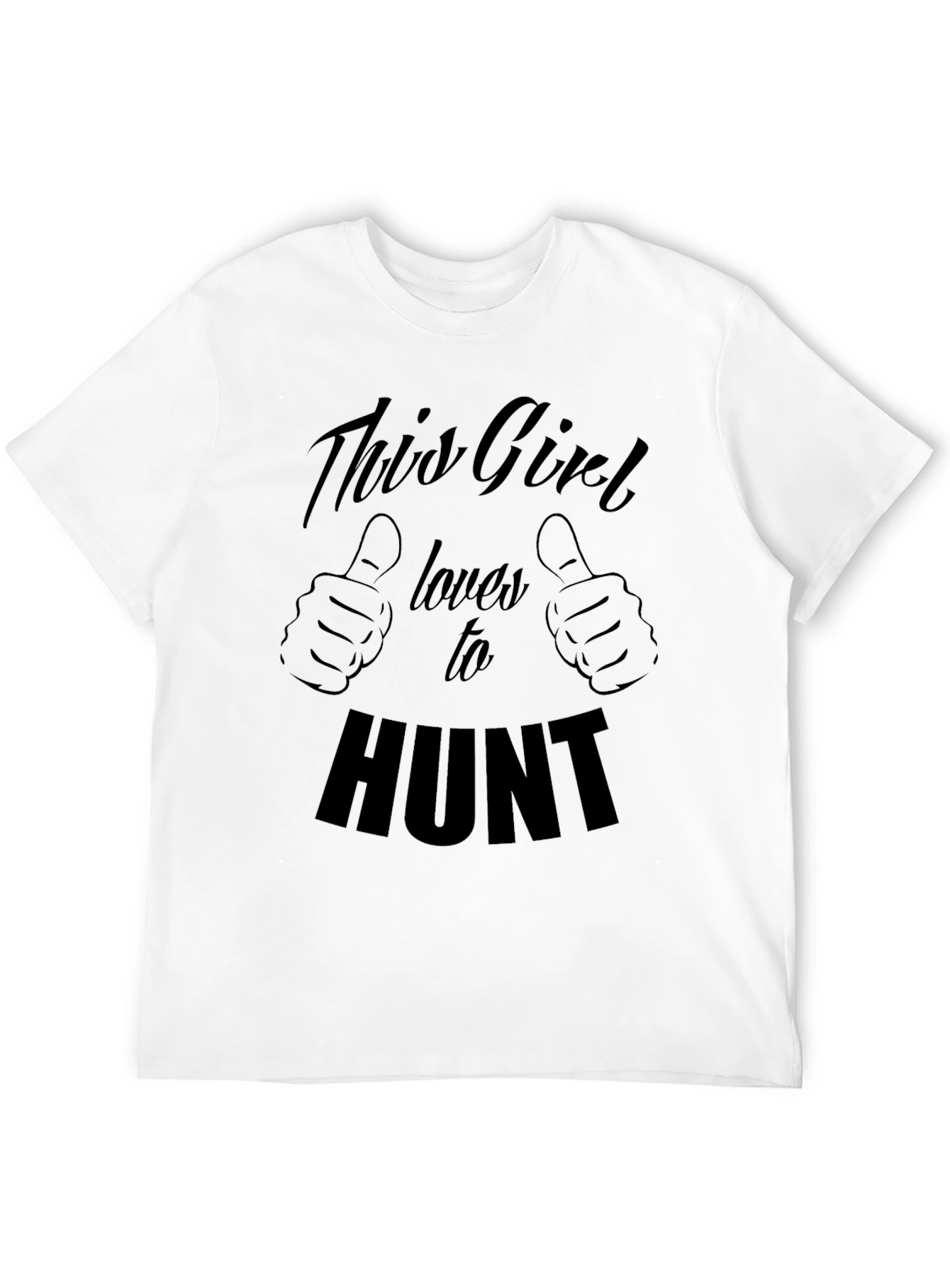 This Girl Loves To Hunt Graphic Tee